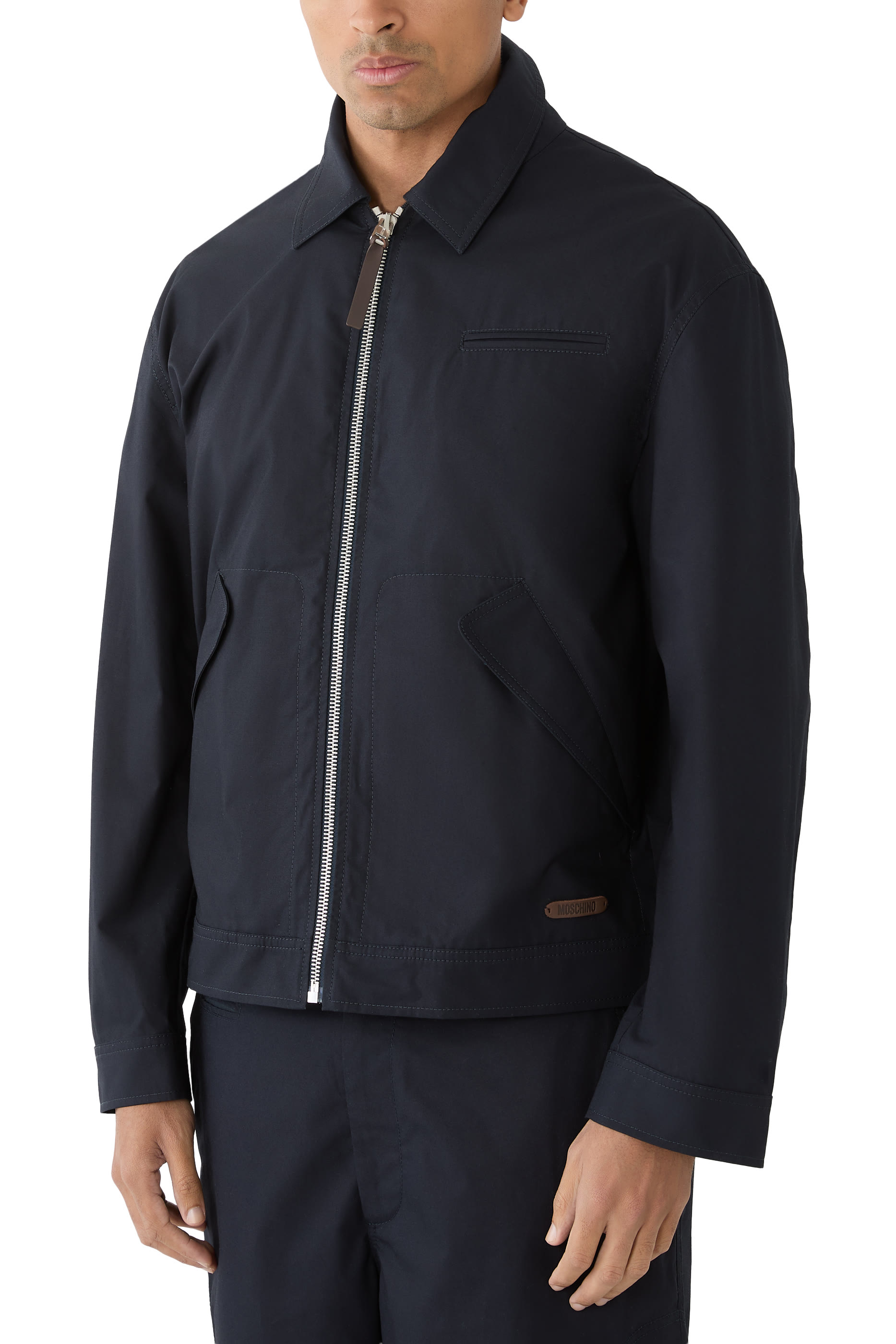 Cotton Zip-Up Jacket 