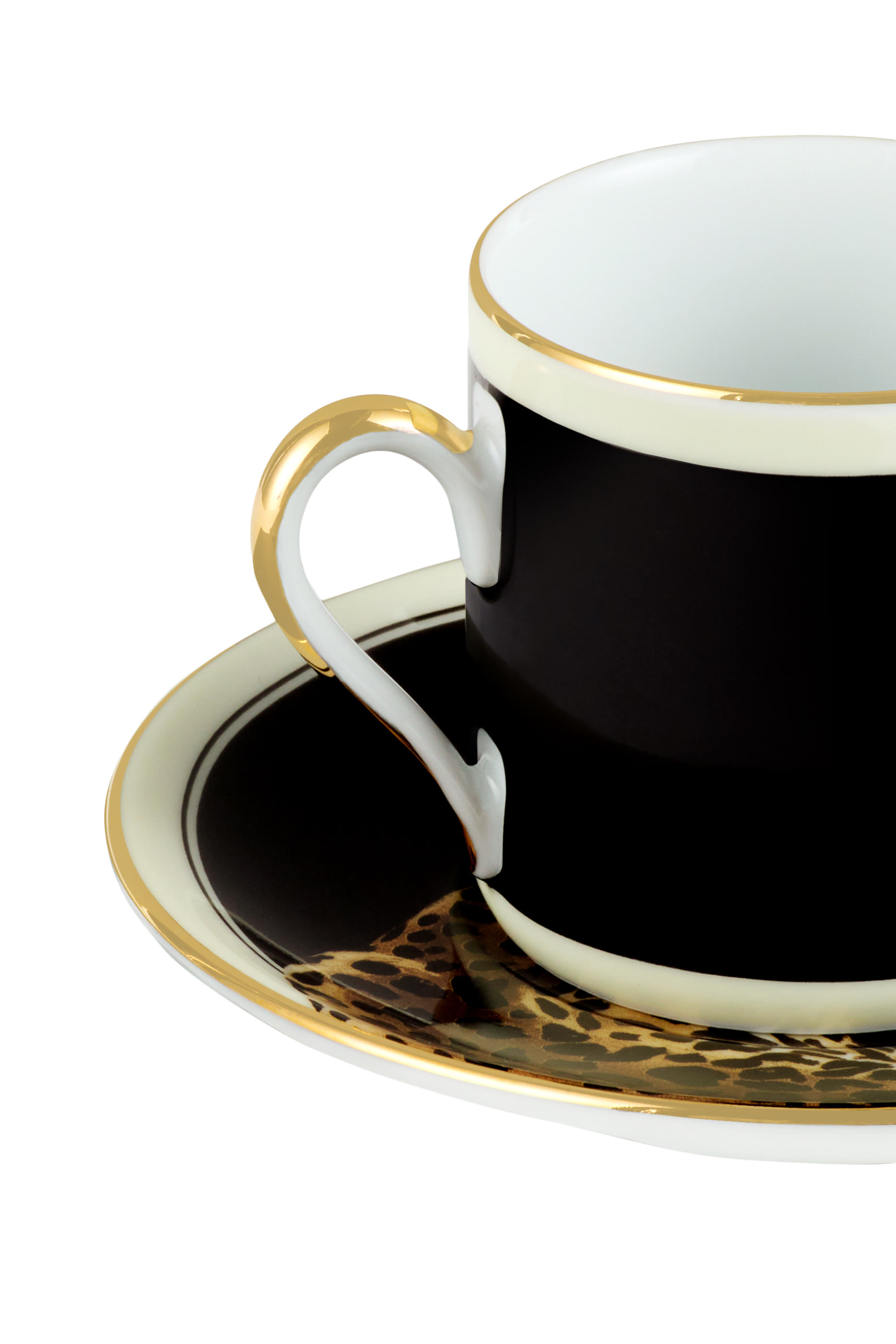Leo Nero Coffee Cup & Saucer