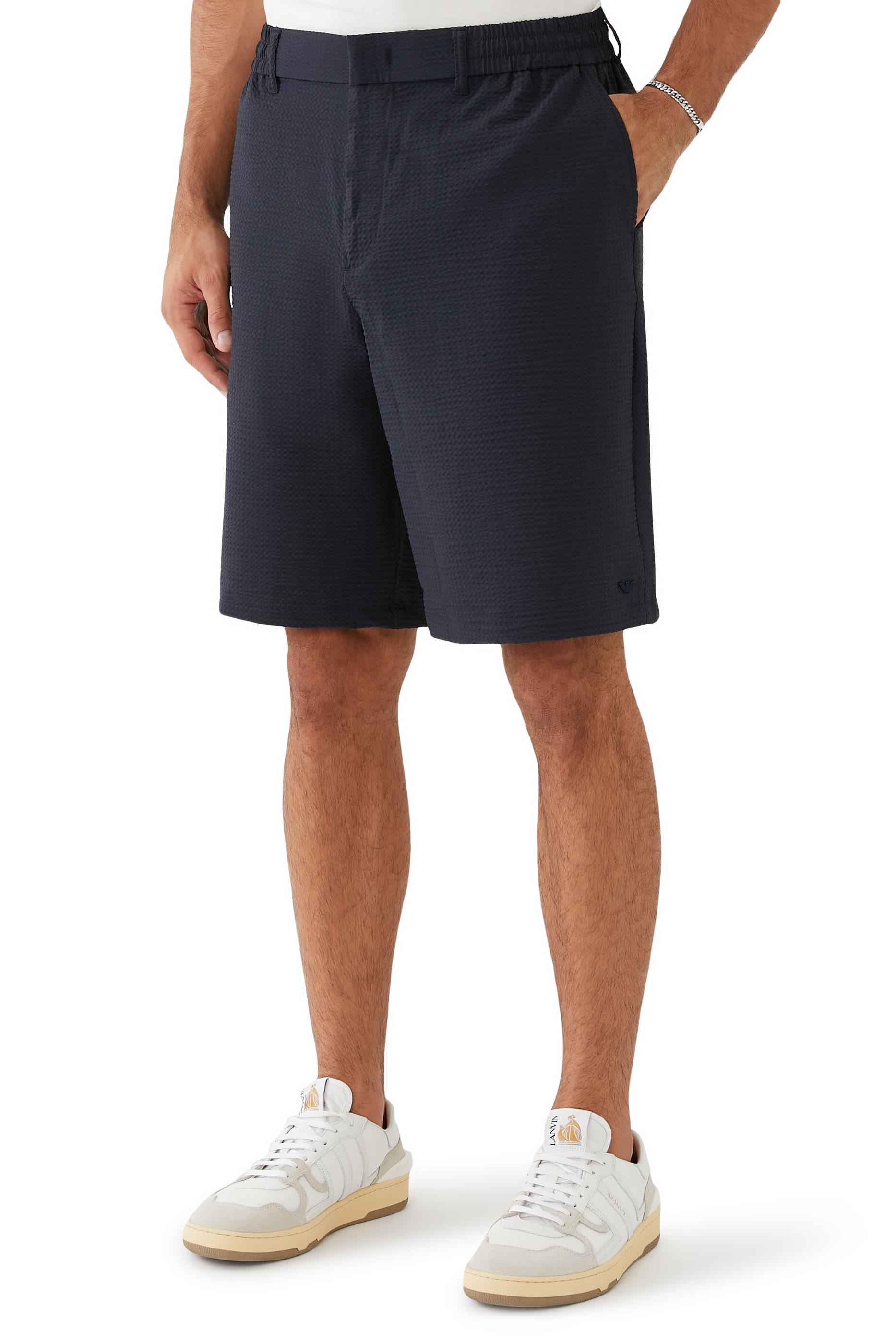 Drawstring Bermuda Shorts 