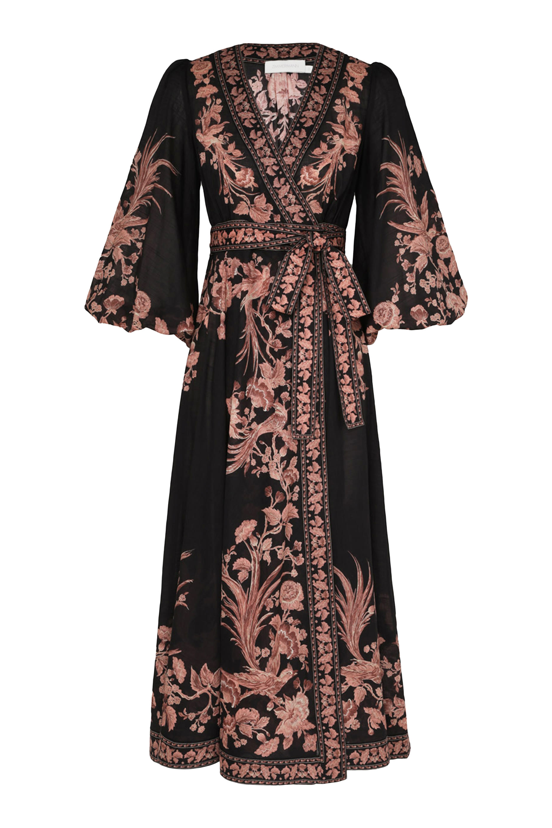 	Waverly Wrap Midi Dress