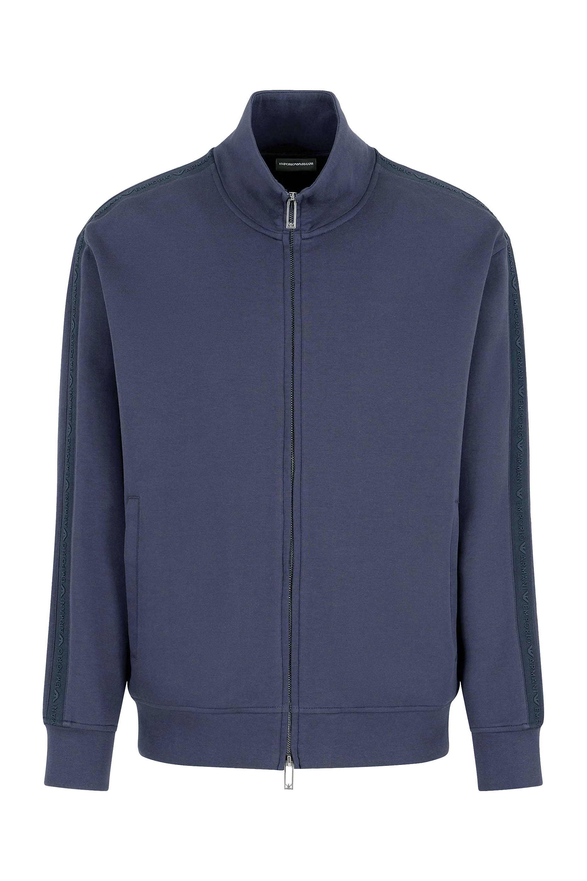 Jersey Zip-Up Sweatshirt