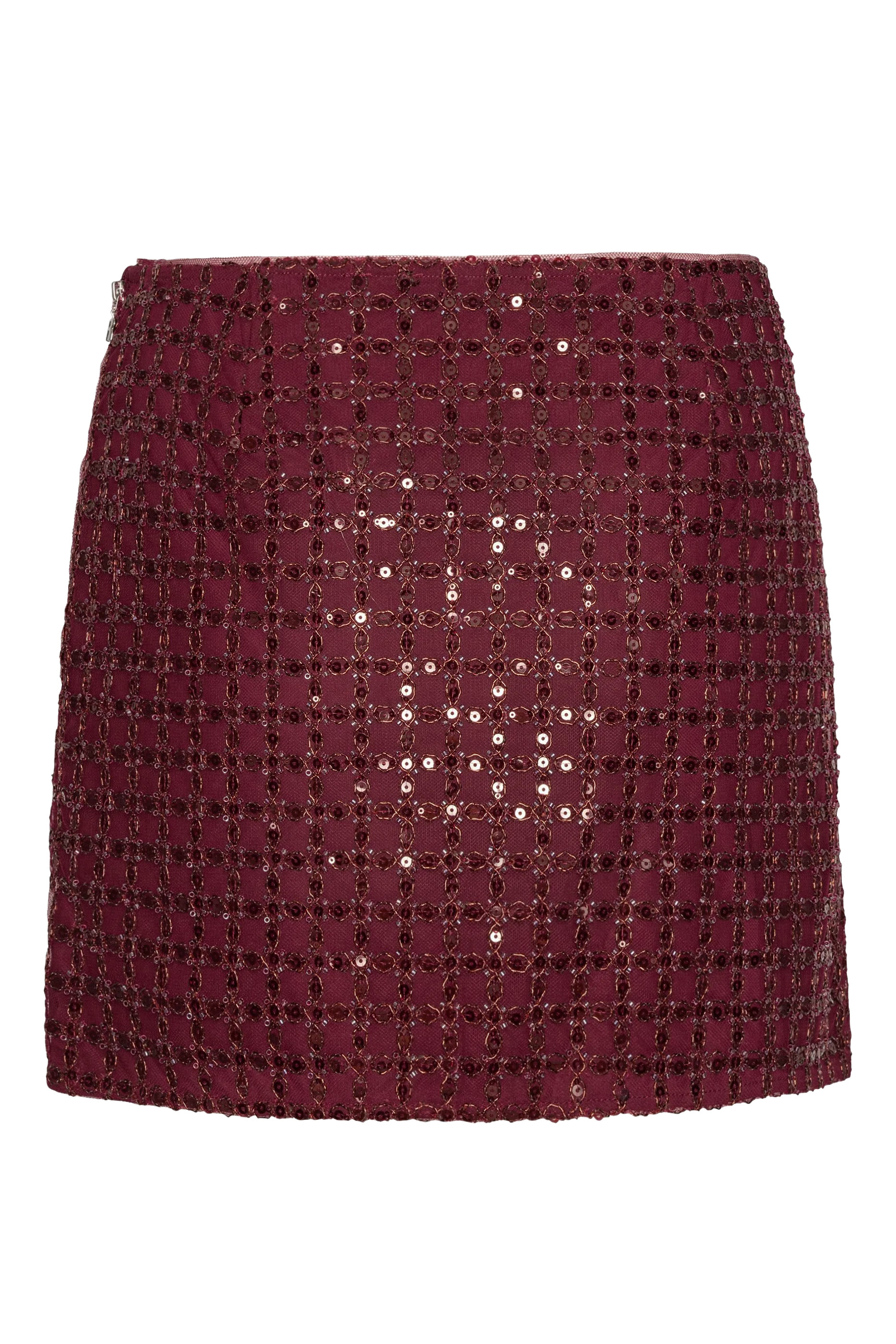 Beaded Mini Skirt