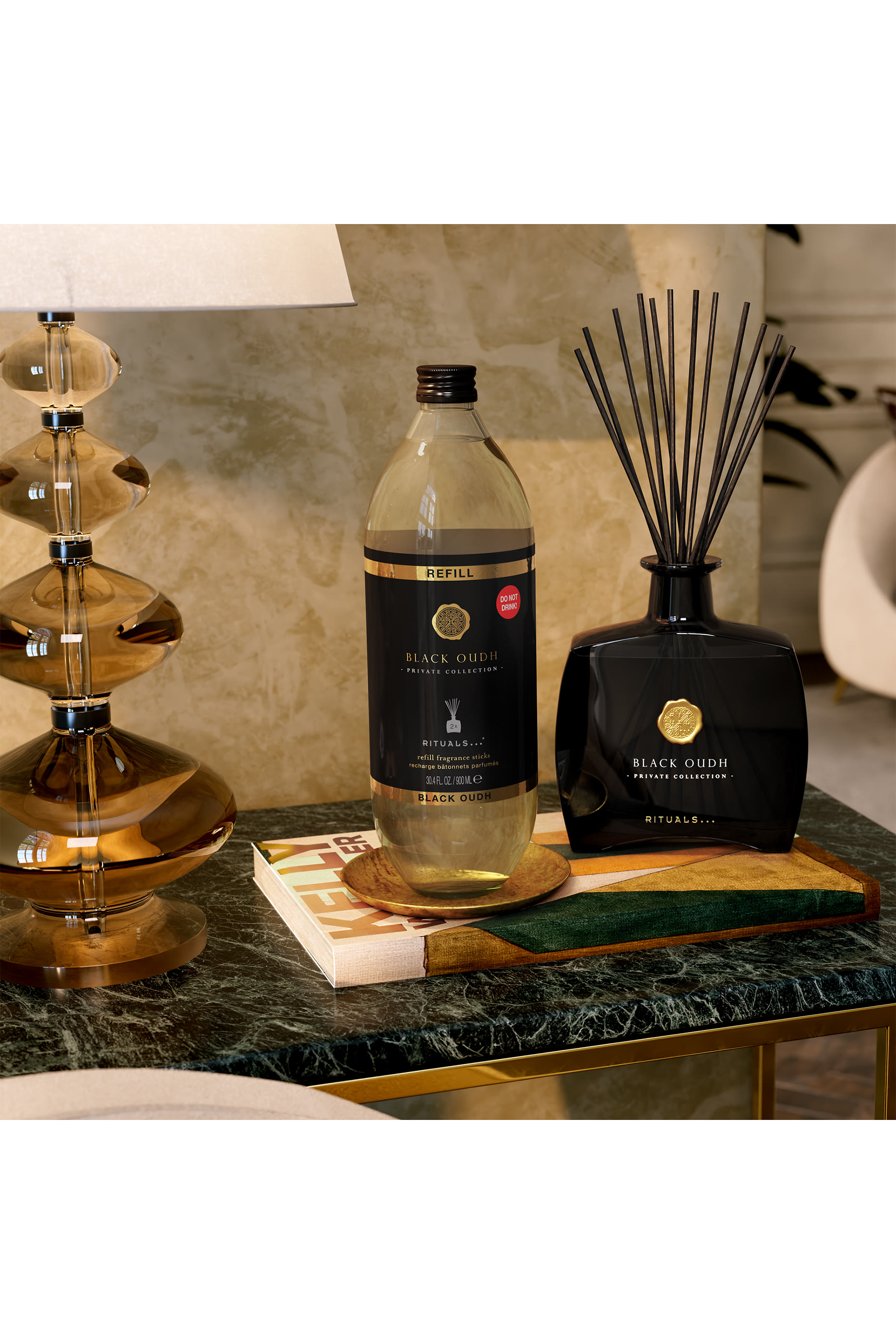 Black Oud Refill Fragrance Sticks