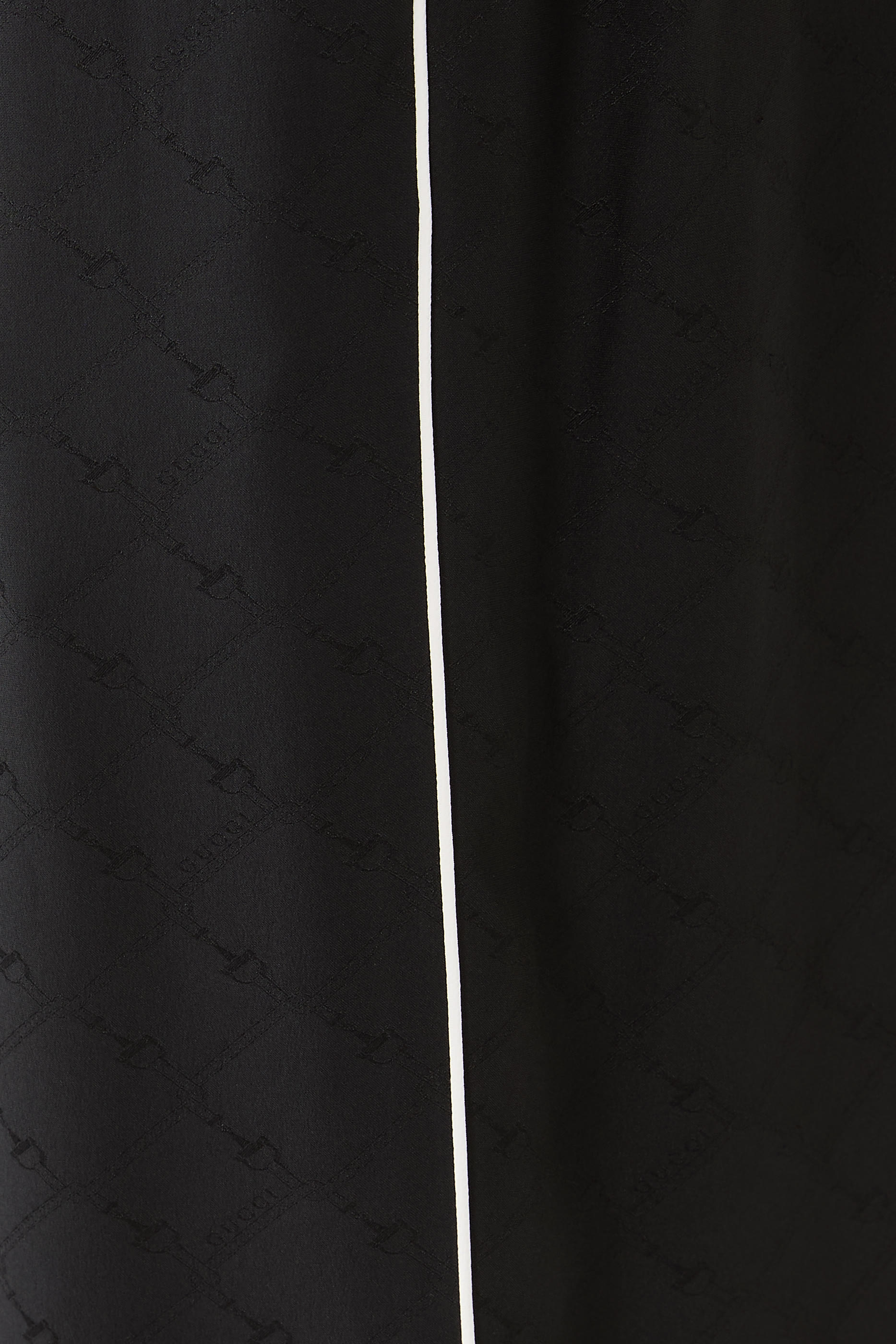  Horsebit Silk Jacquard Trousers 