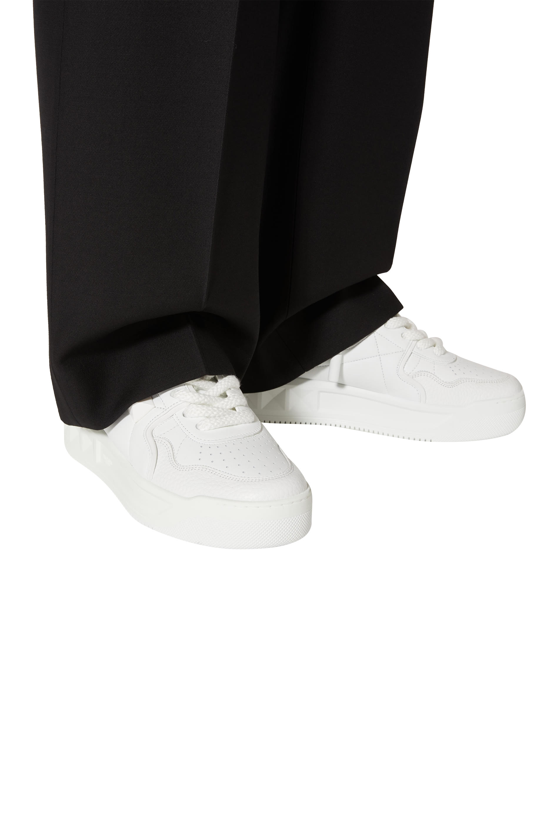 Valentino Garavani One Stud Low-Top Leather Sneakers