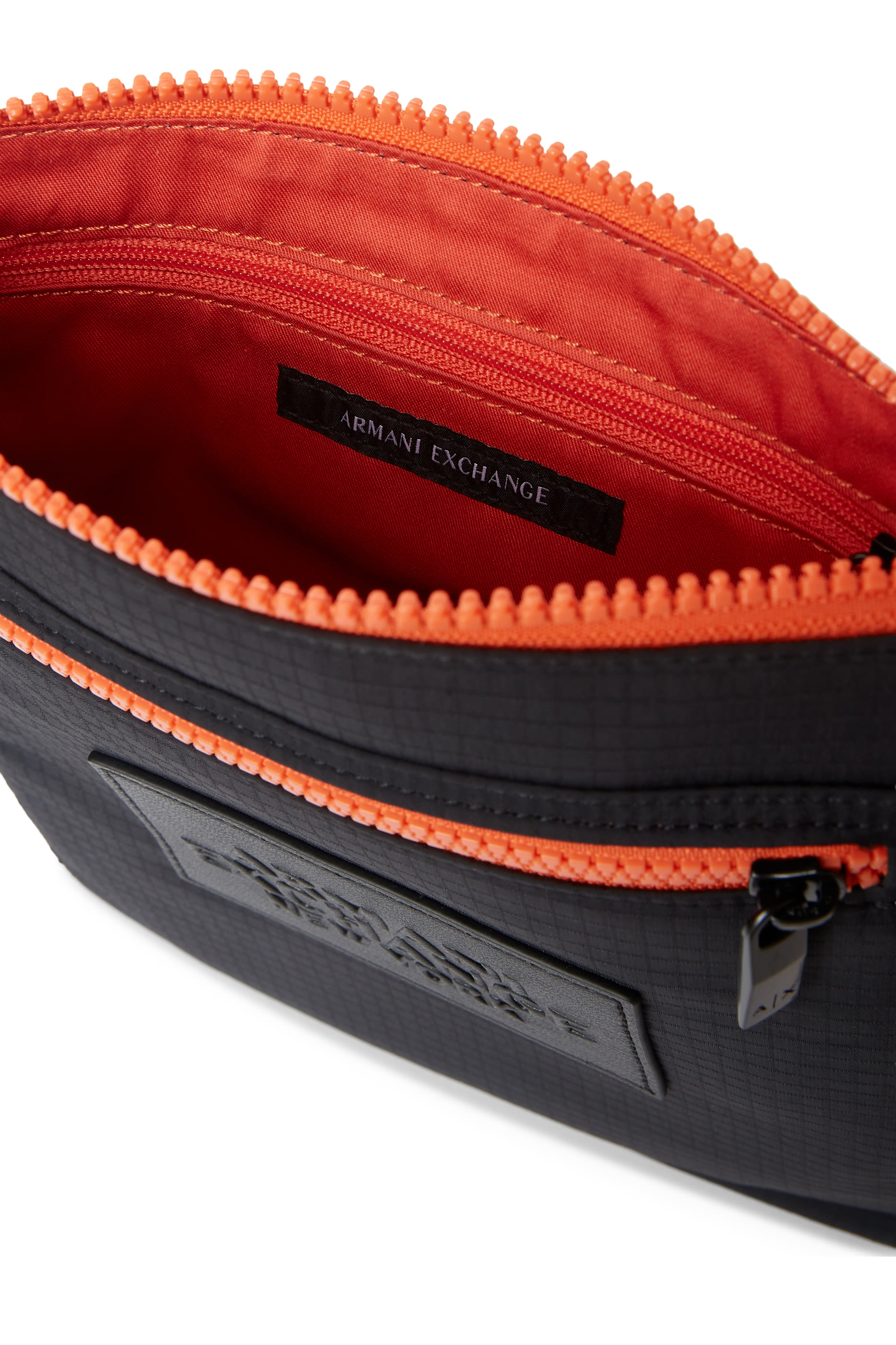 Logo Technical Fabric Crossbody Bag