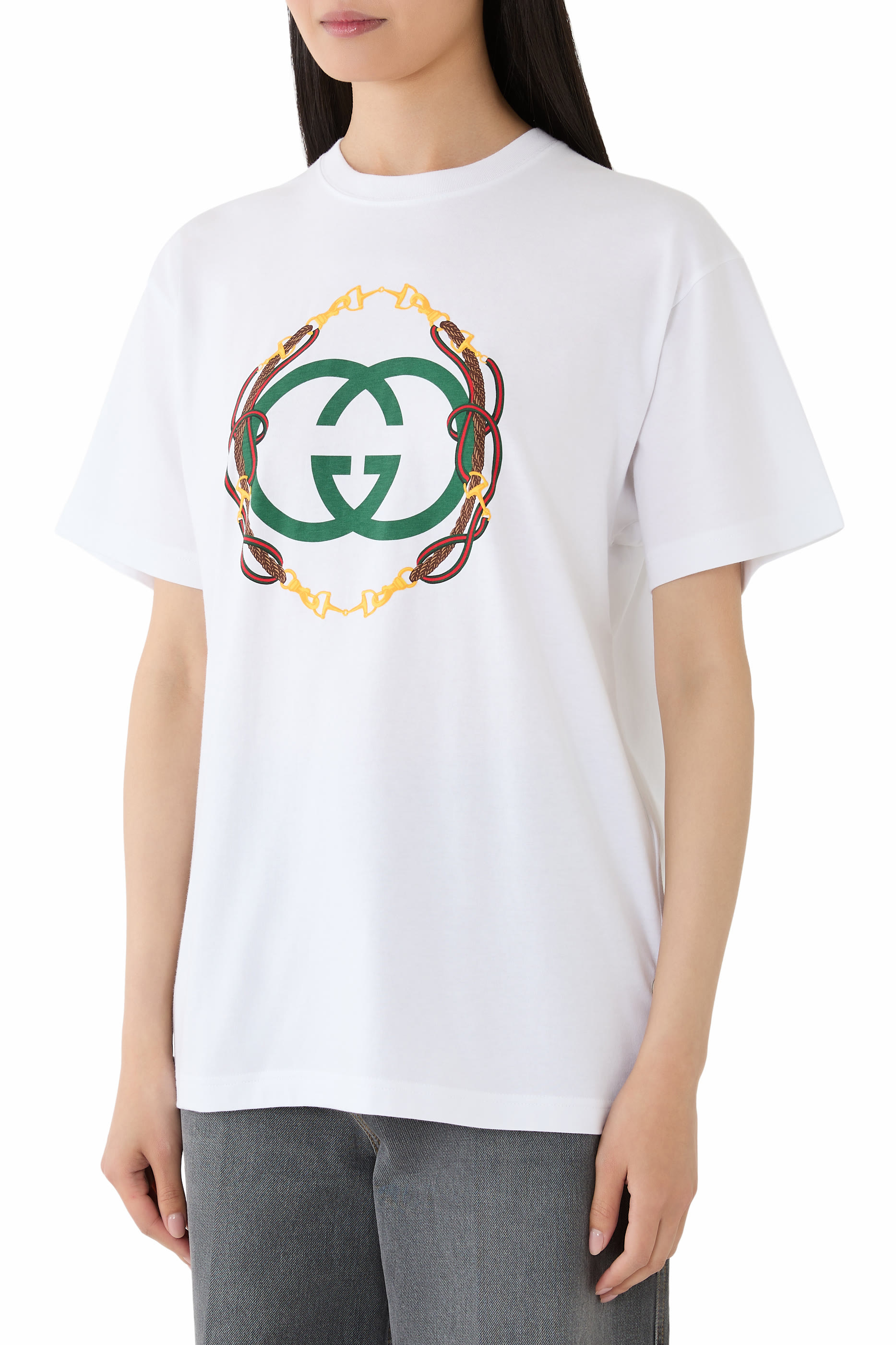 Cotton Jersey T-shirt with Print