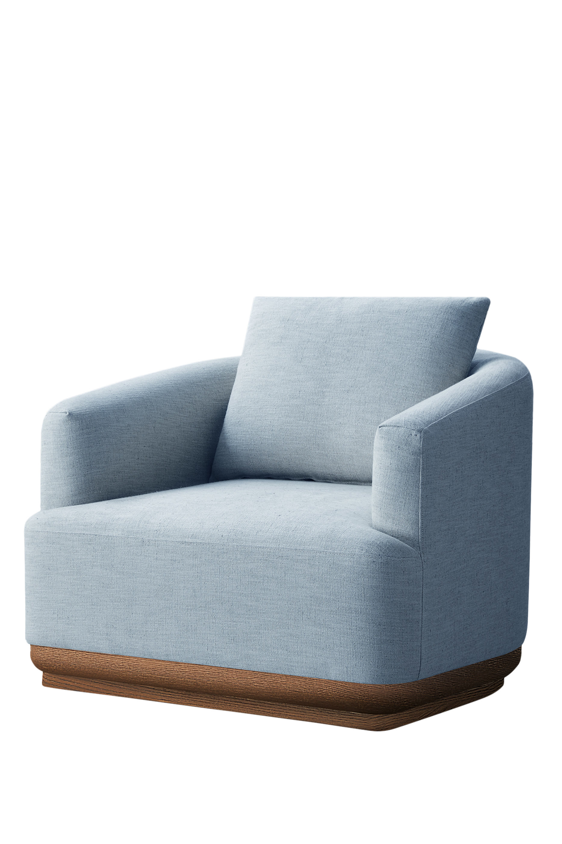 Scoop Swivel Armchair