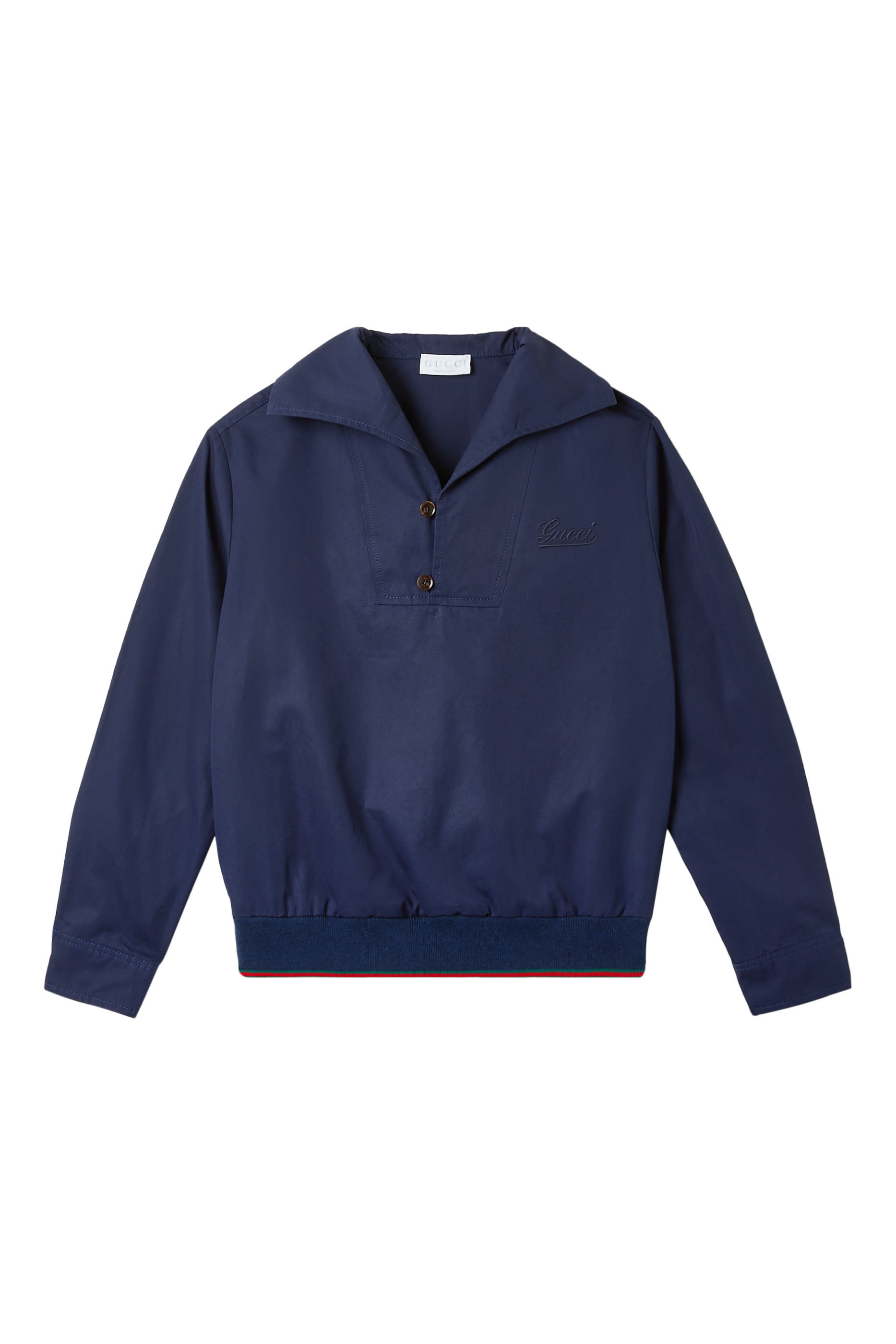 Kids Embroidered Cotton Sweatshirt