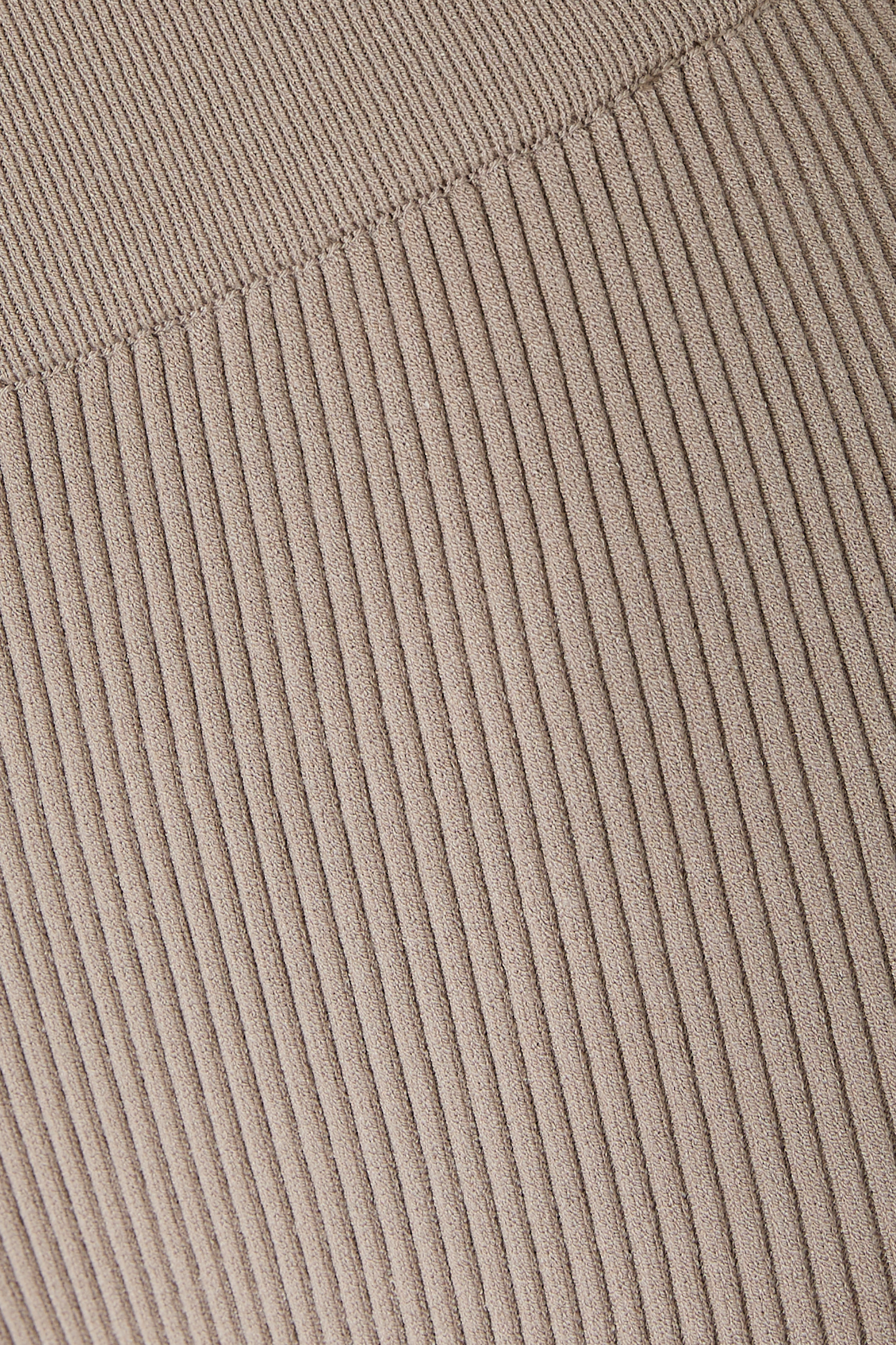 Ribbed Knit Straight Trousers