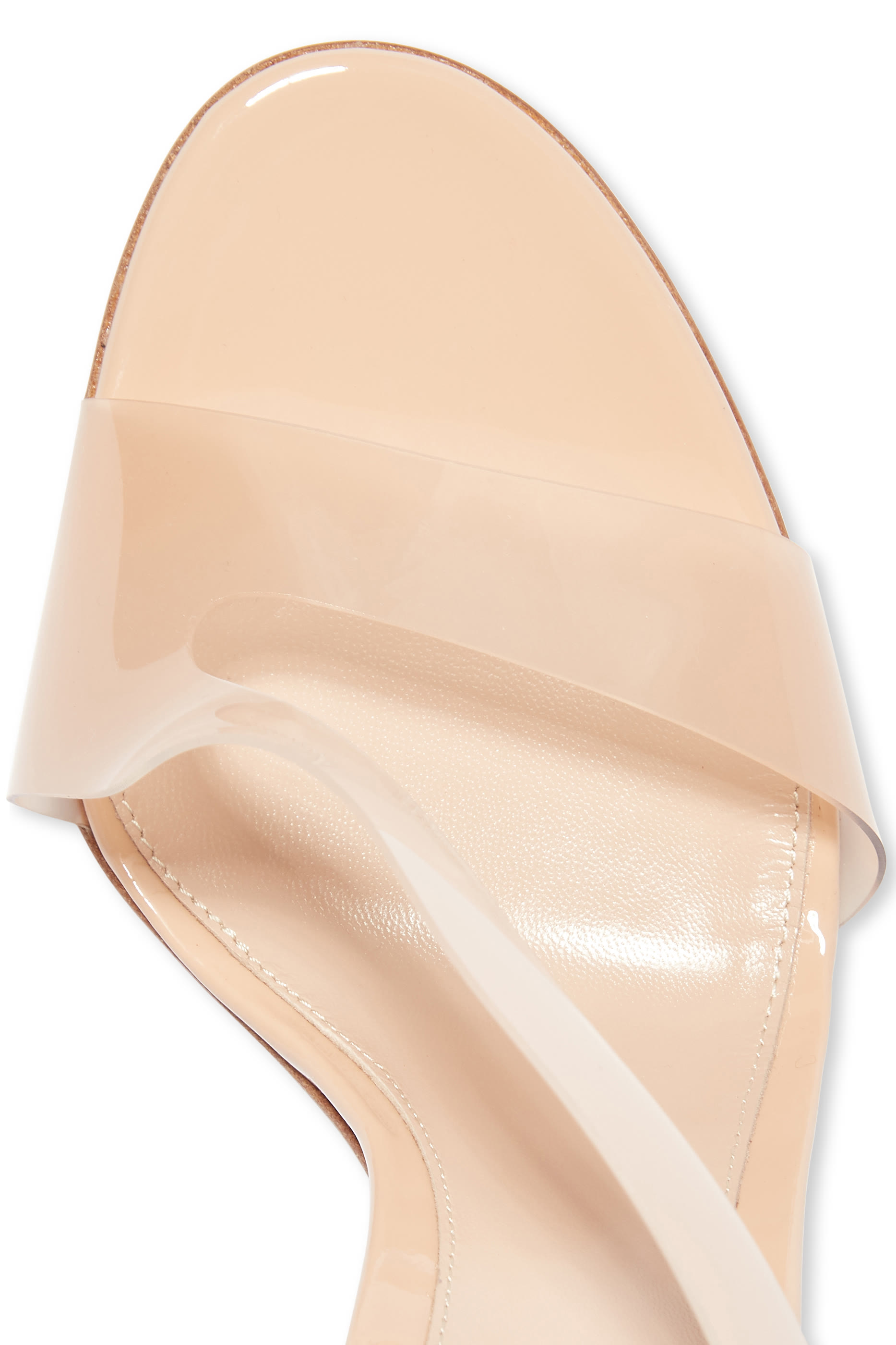 Metropolis 105 Plexi Asymmetrical Sandals