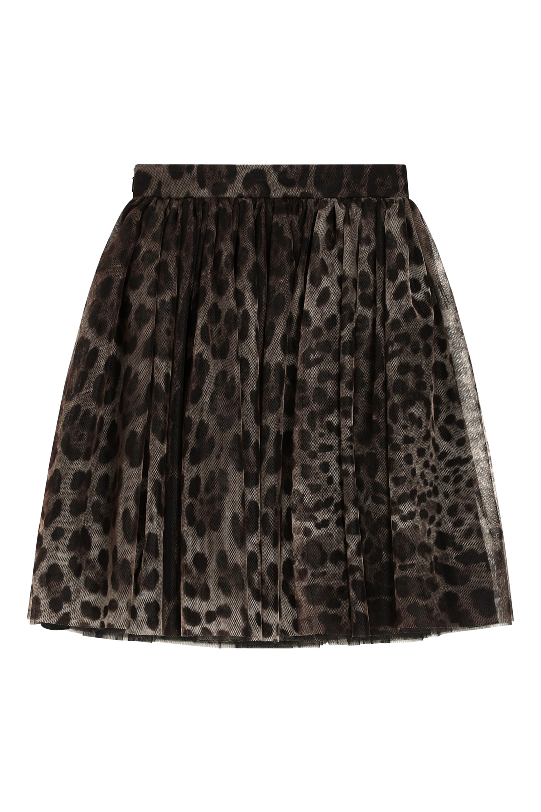 Kids Leopard-Print Tulle Skirt
