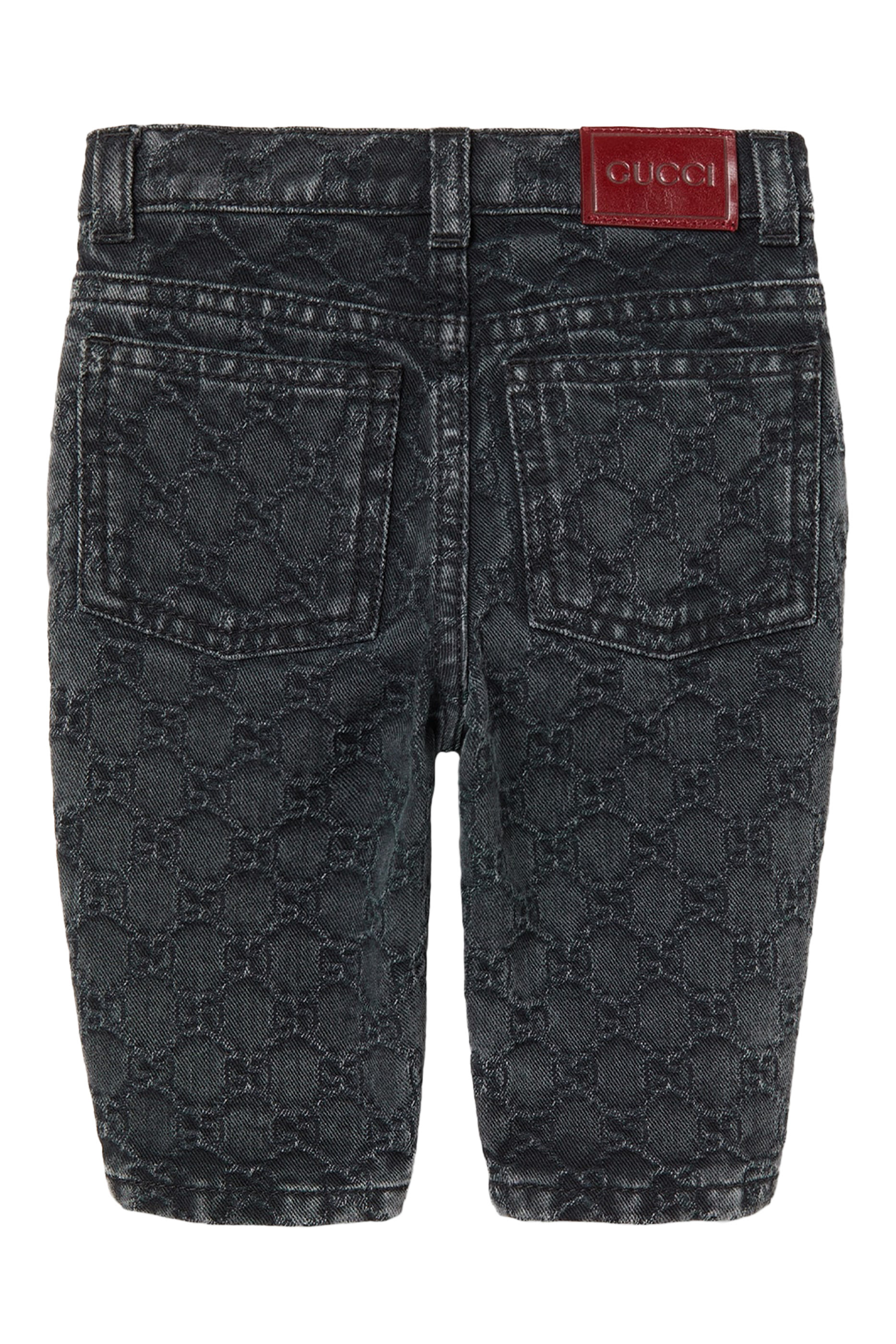 Kids GG Denim Jacquard Pants