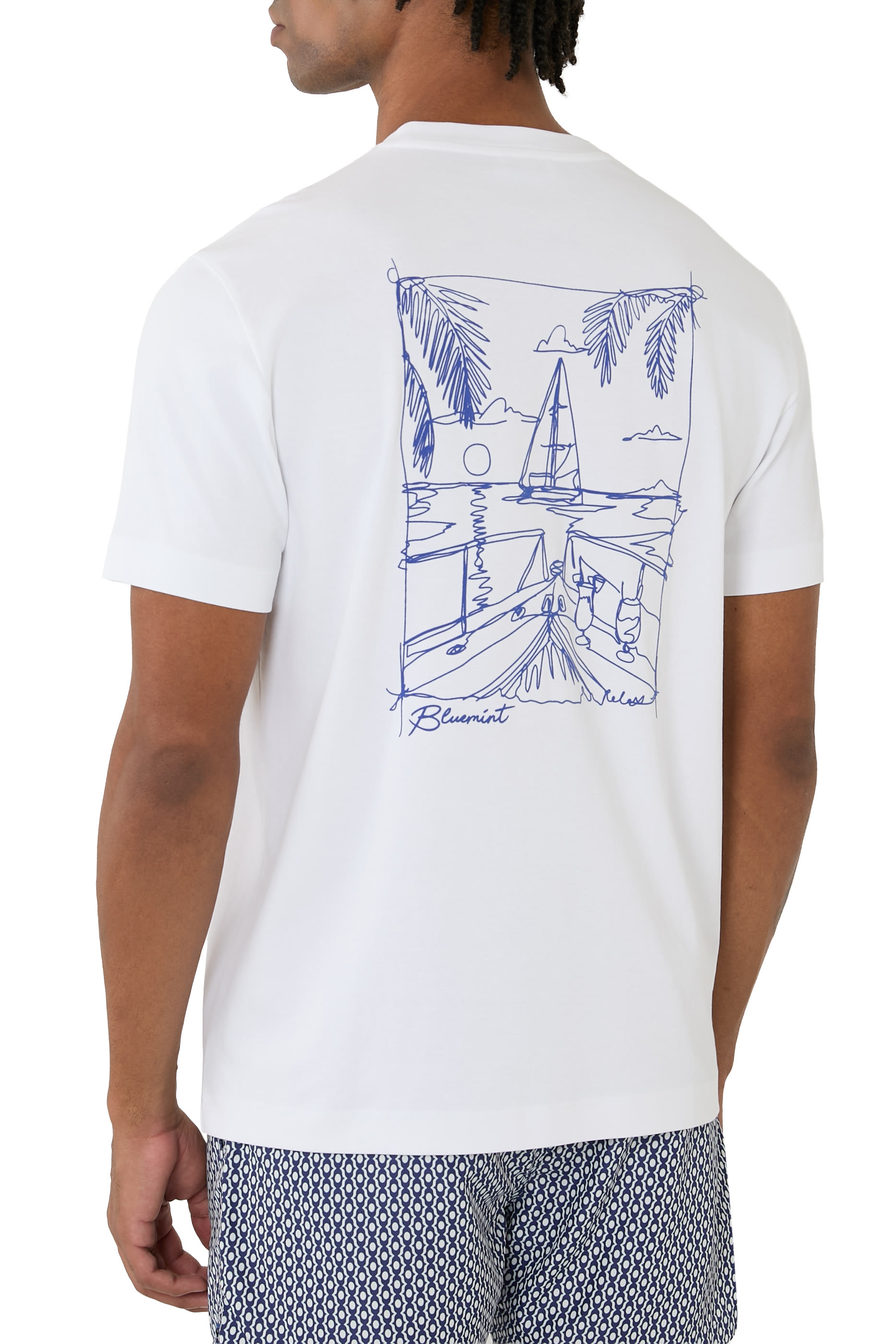 Nolan Printed Premium Interlock T-Shirt