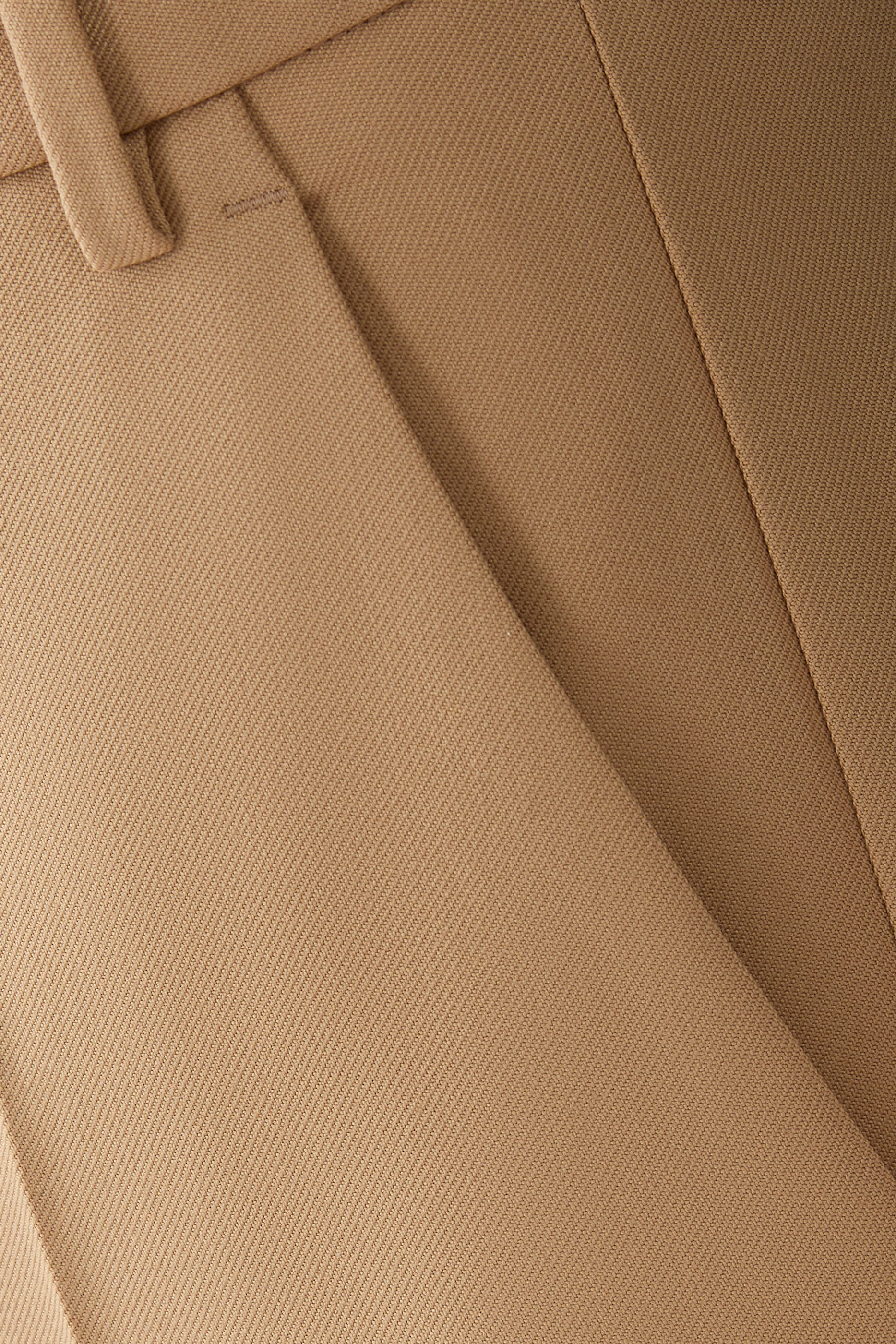 Straight-Fit Wool Trousers