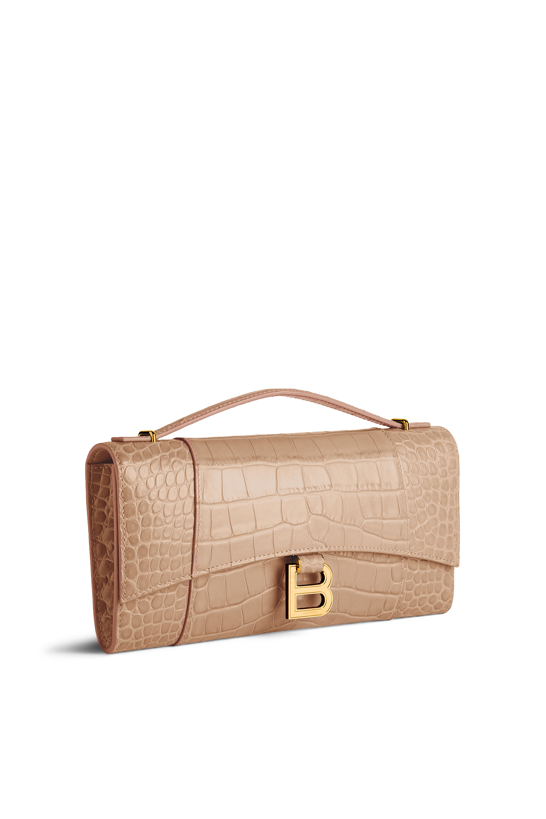 Small Hourglass Top-Handle Bag