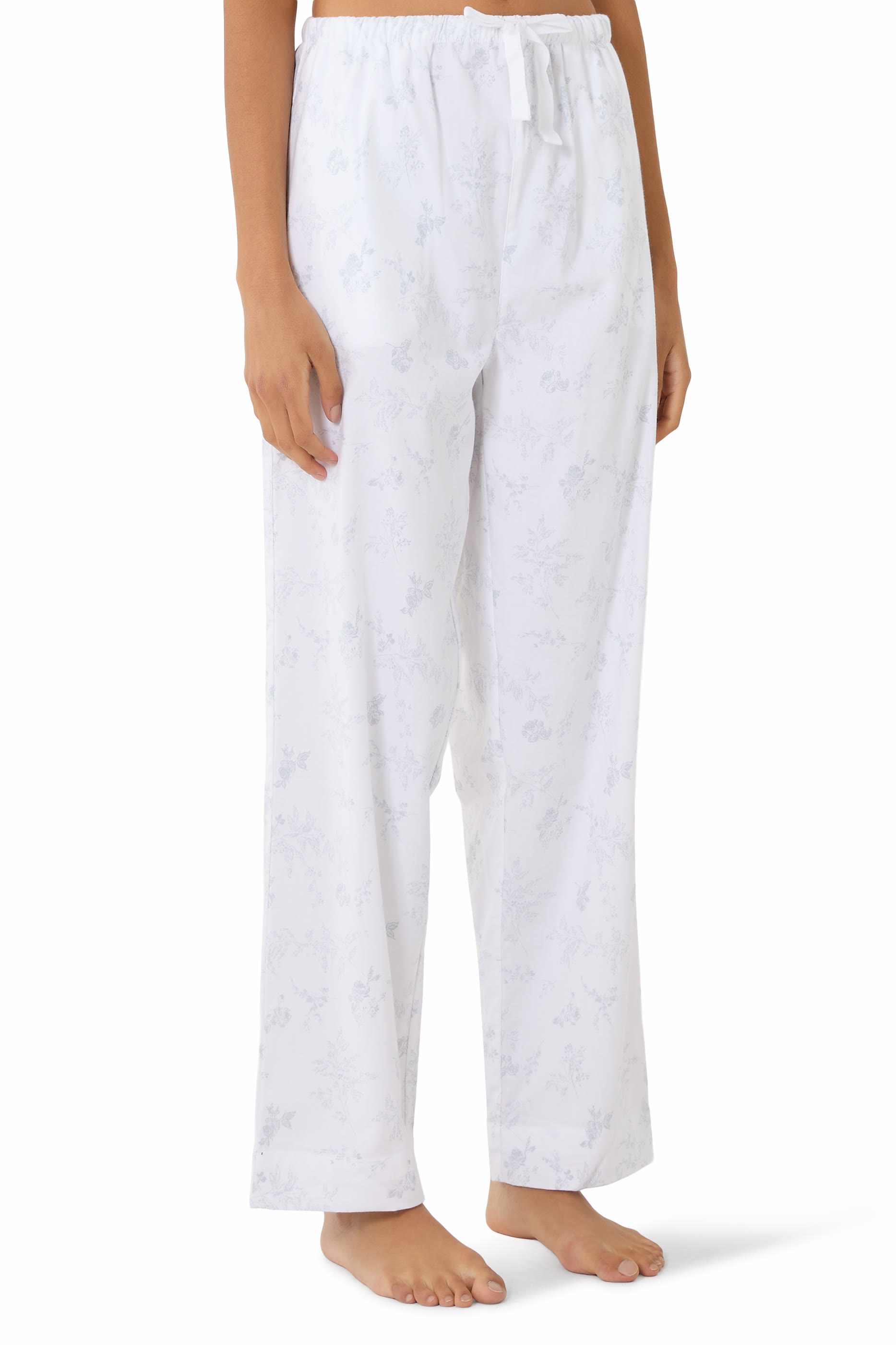 Cotton Floral Classic Pajama Set