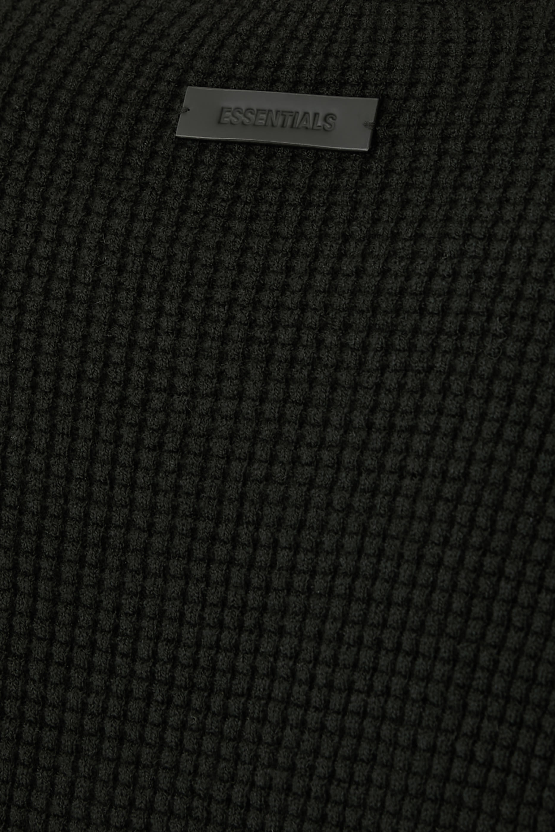  Waffle Short Sleeve Sweater