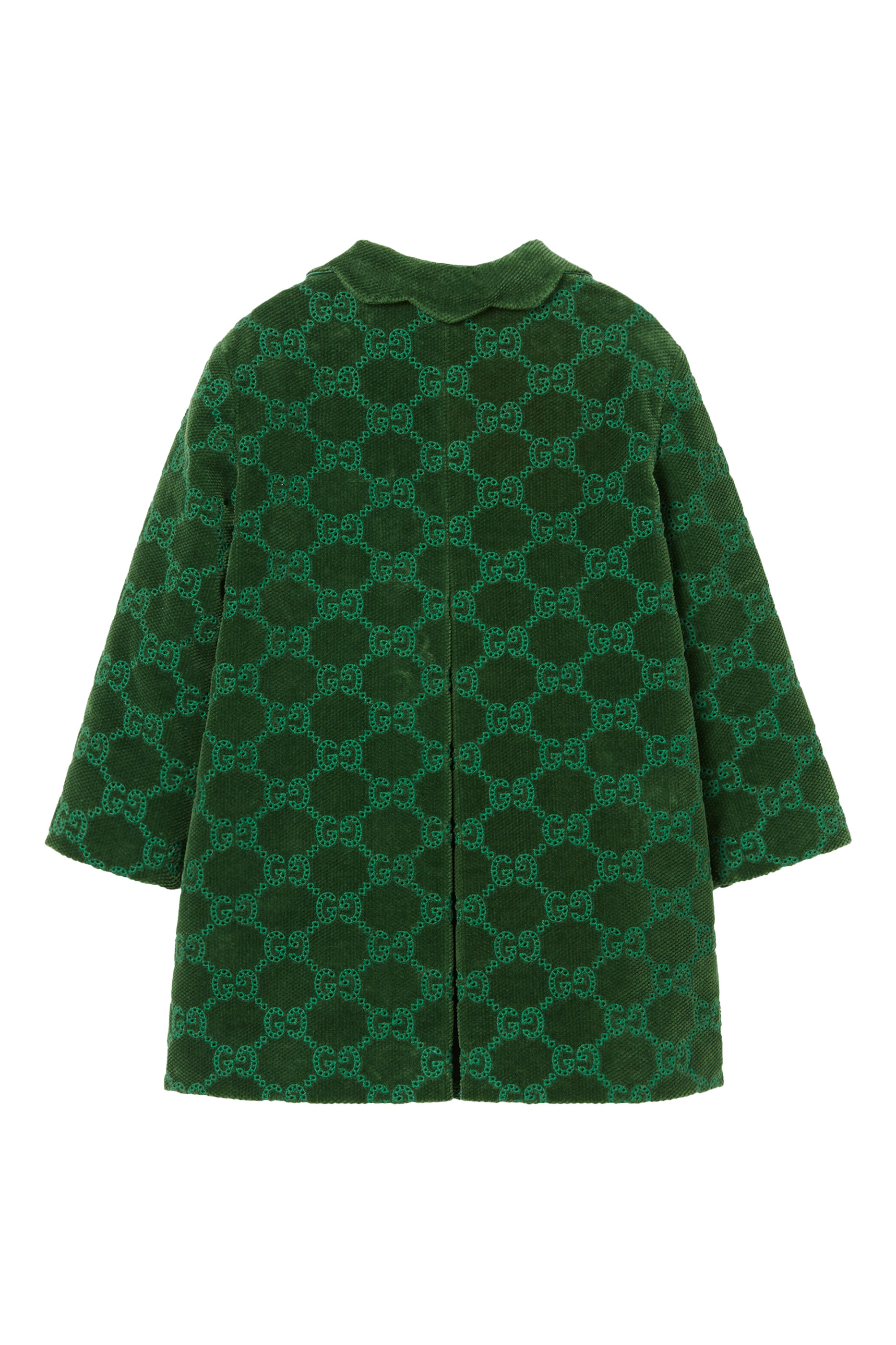 Kids GG Cotton Velvet Coat