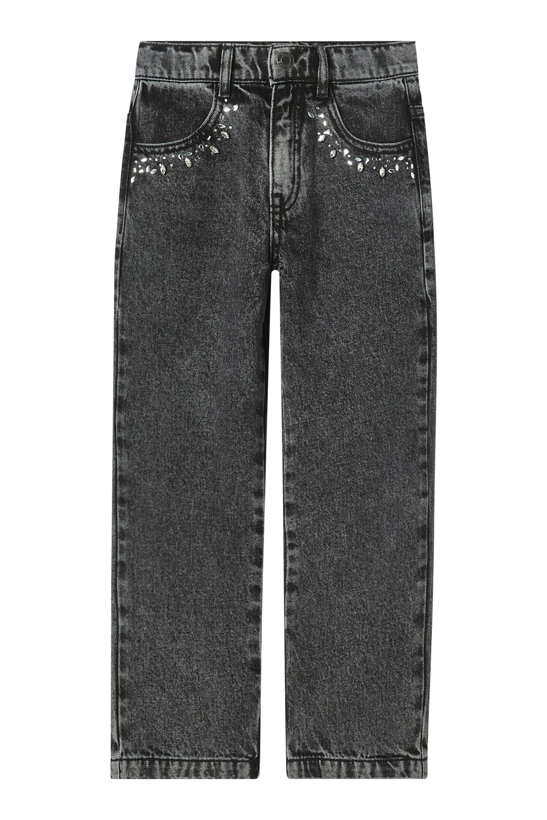 Kids Cotton Denim Trousers