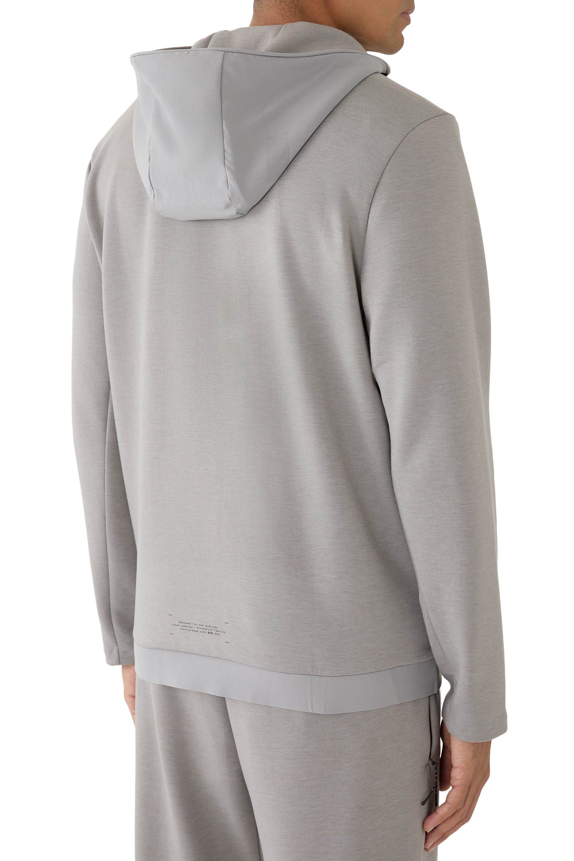 Active Odour-Control Hooded Jacket with Reflective Details