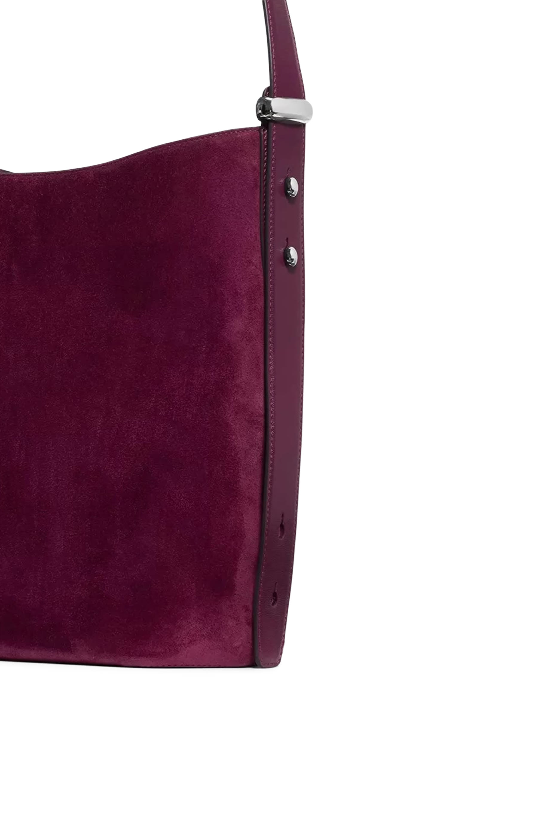 Halo Suede Bucket Bag