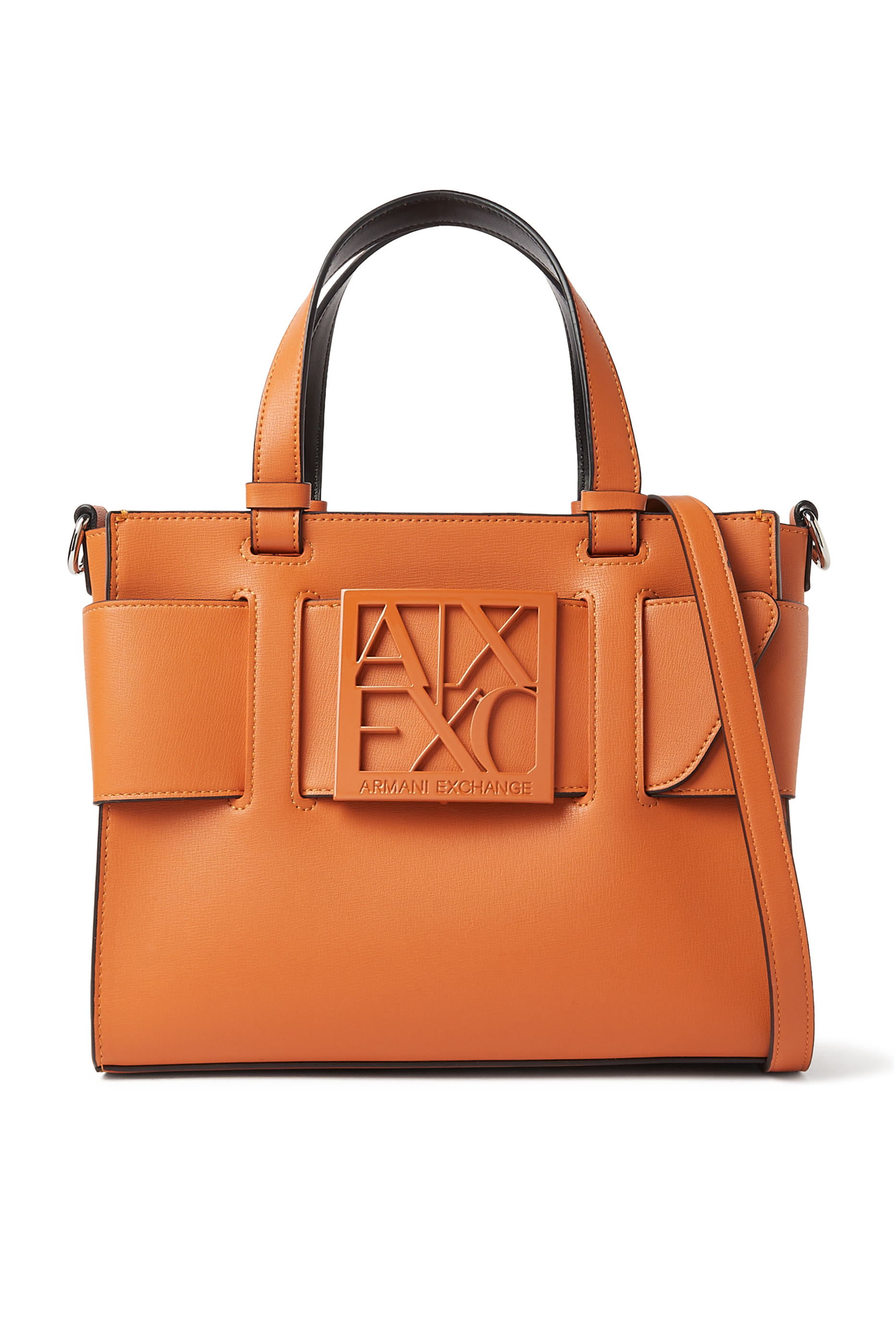  AX Plaque Medium Tote Bag 