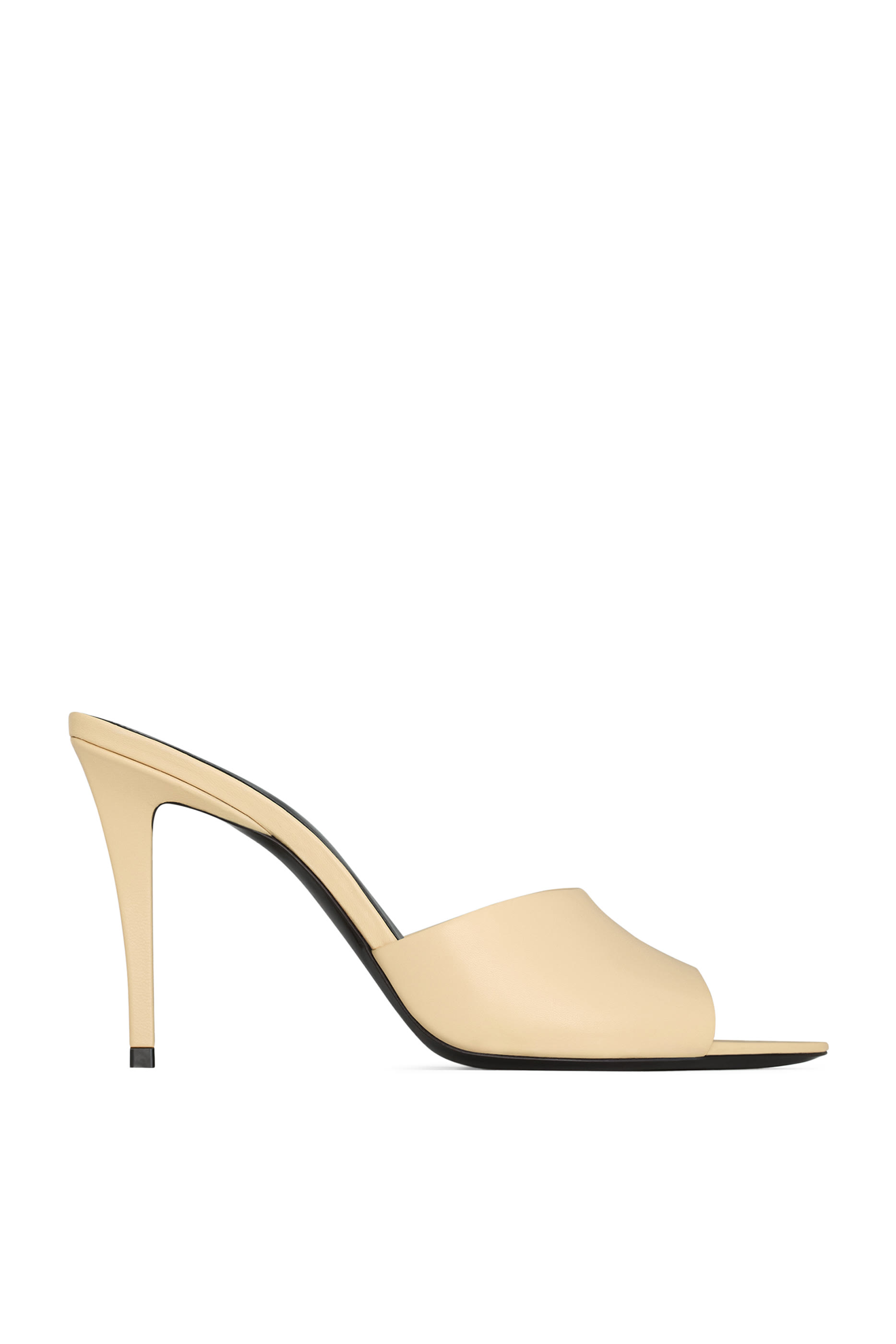 Romy 90 Smooth Leather Mules