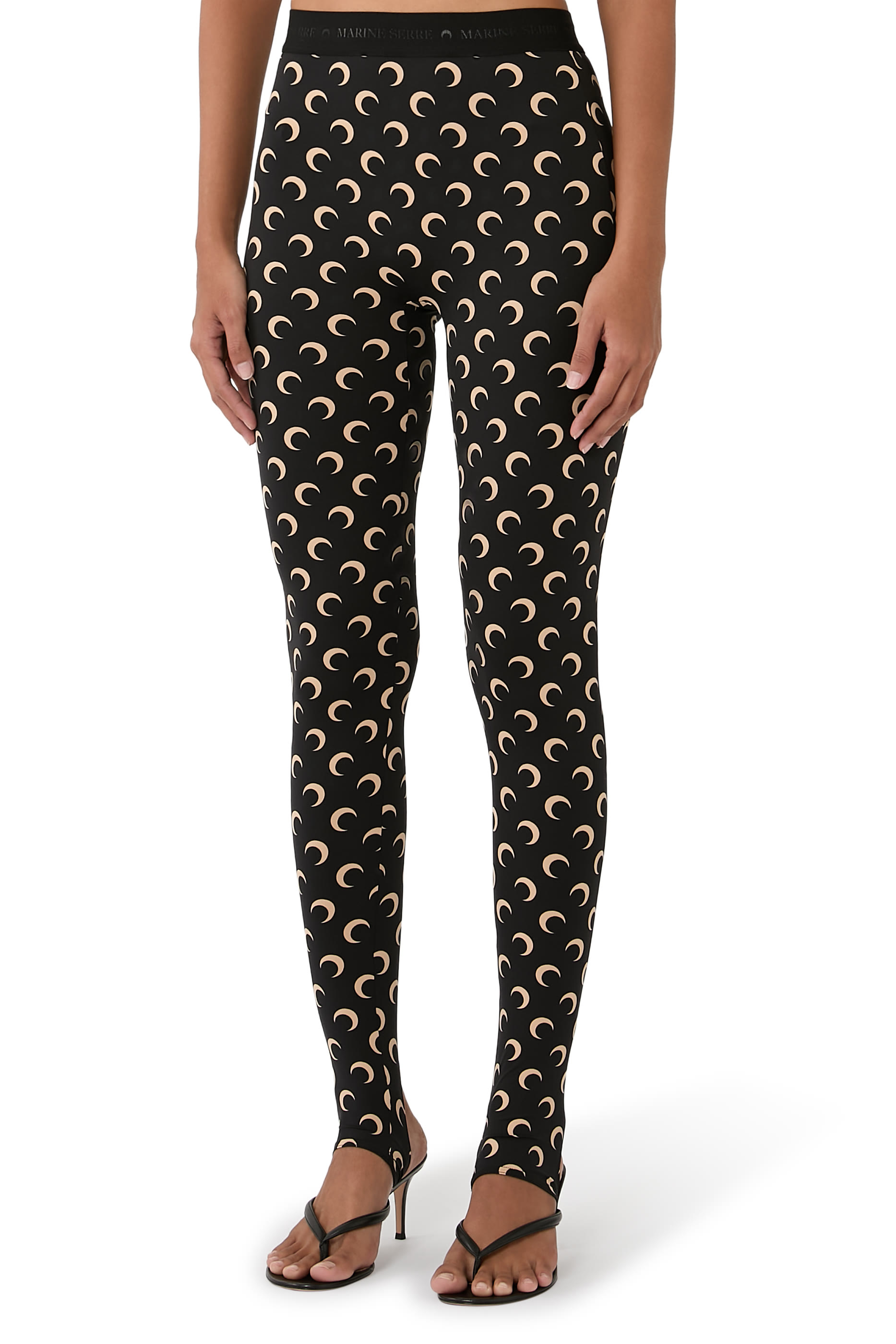 Fuseaux Moon Printed Leggings