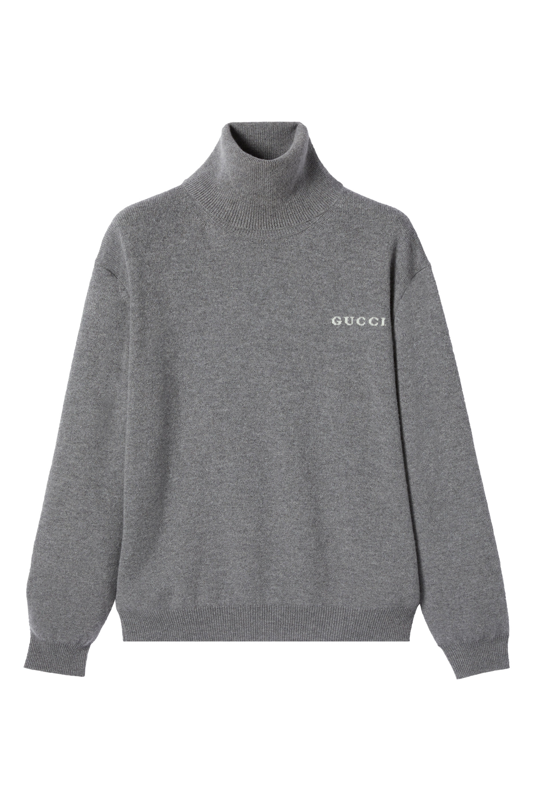 Intarsia Cashmere Turtleneck