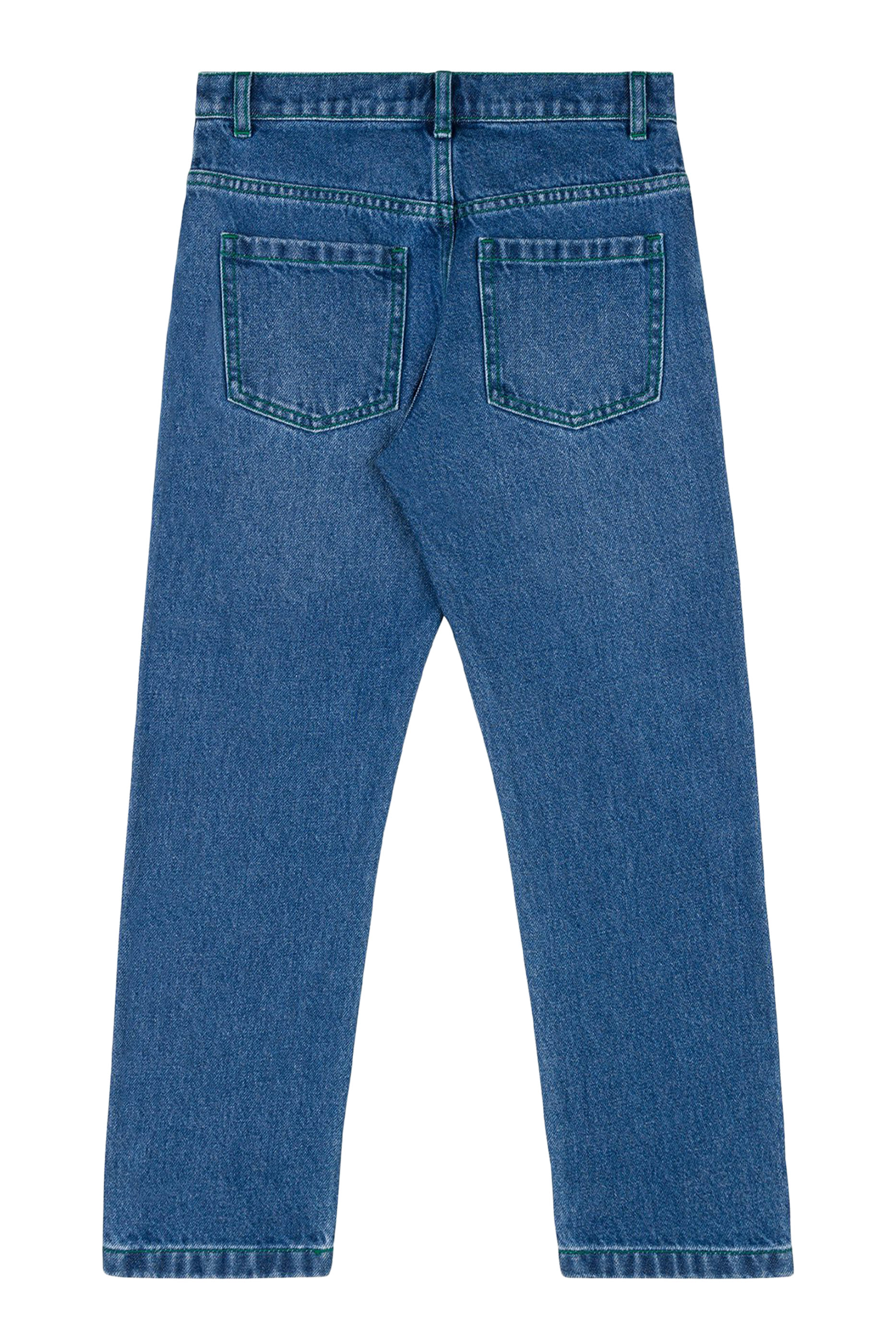 Kids School Print Denim Pants