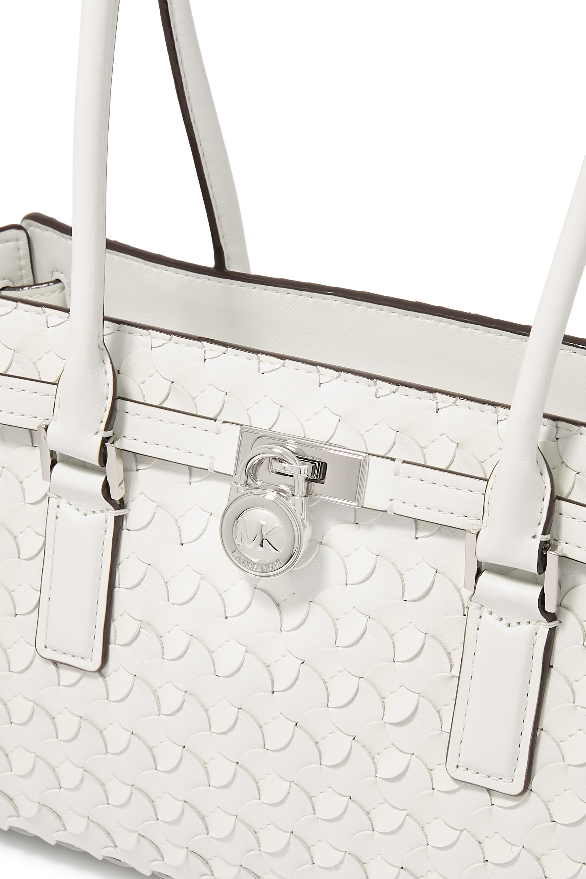 Hamilton Moderne Small Grommeted Leather Satchel