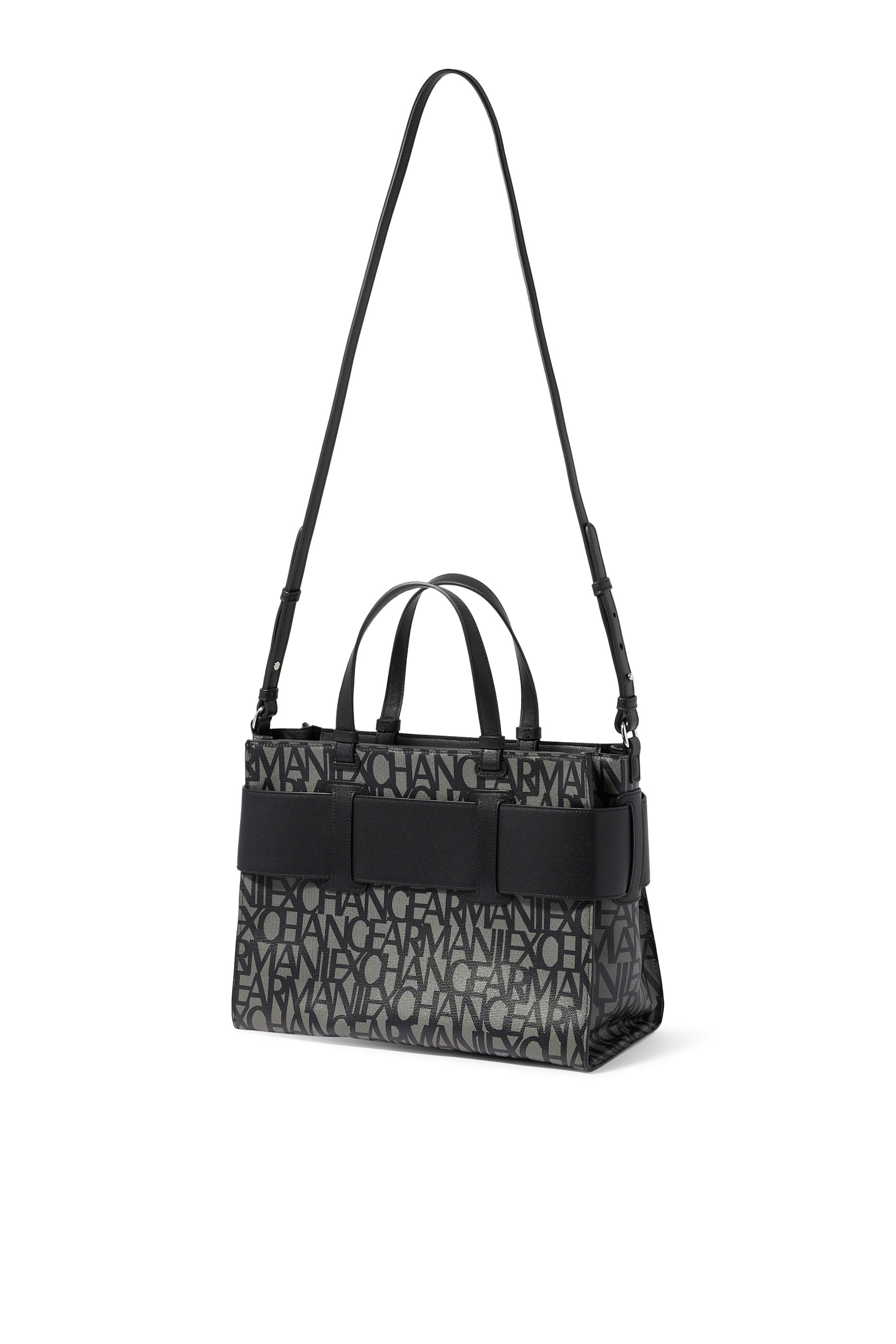  Susy All-Over Logo Print Shopping Bag