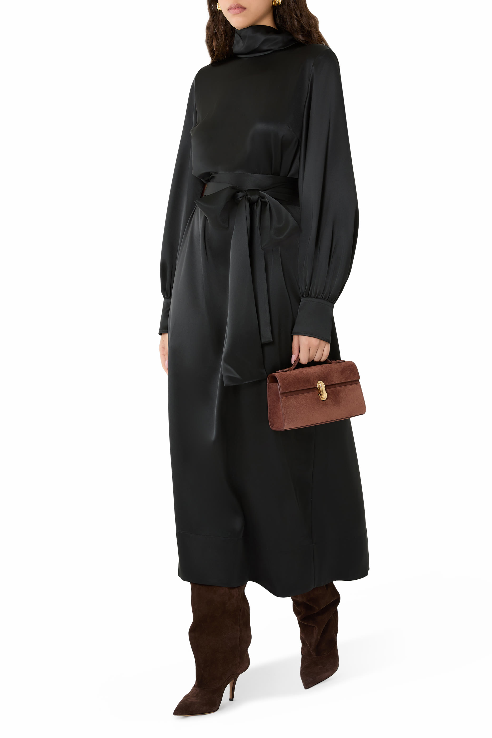 Cels Double Satin Dress 