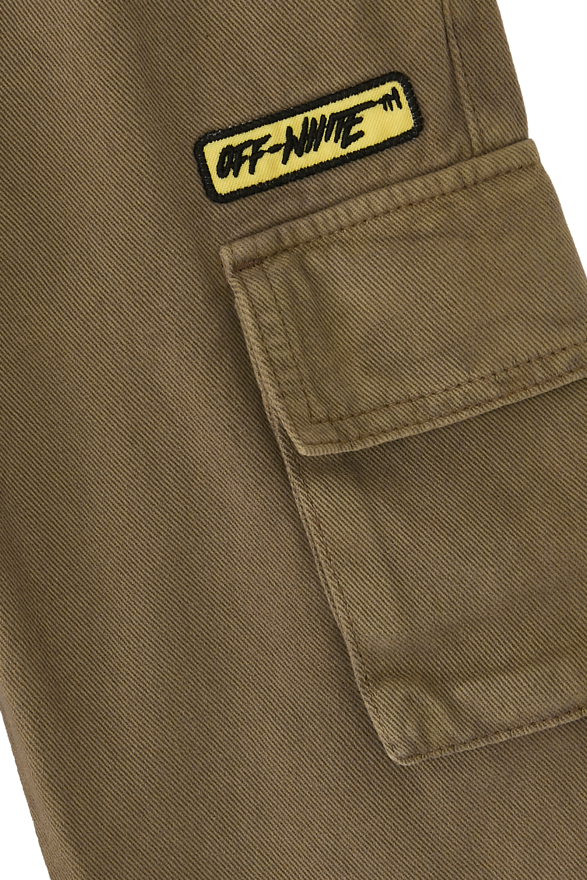 Kids Logo Patch Ddiagonal Cargo Pants