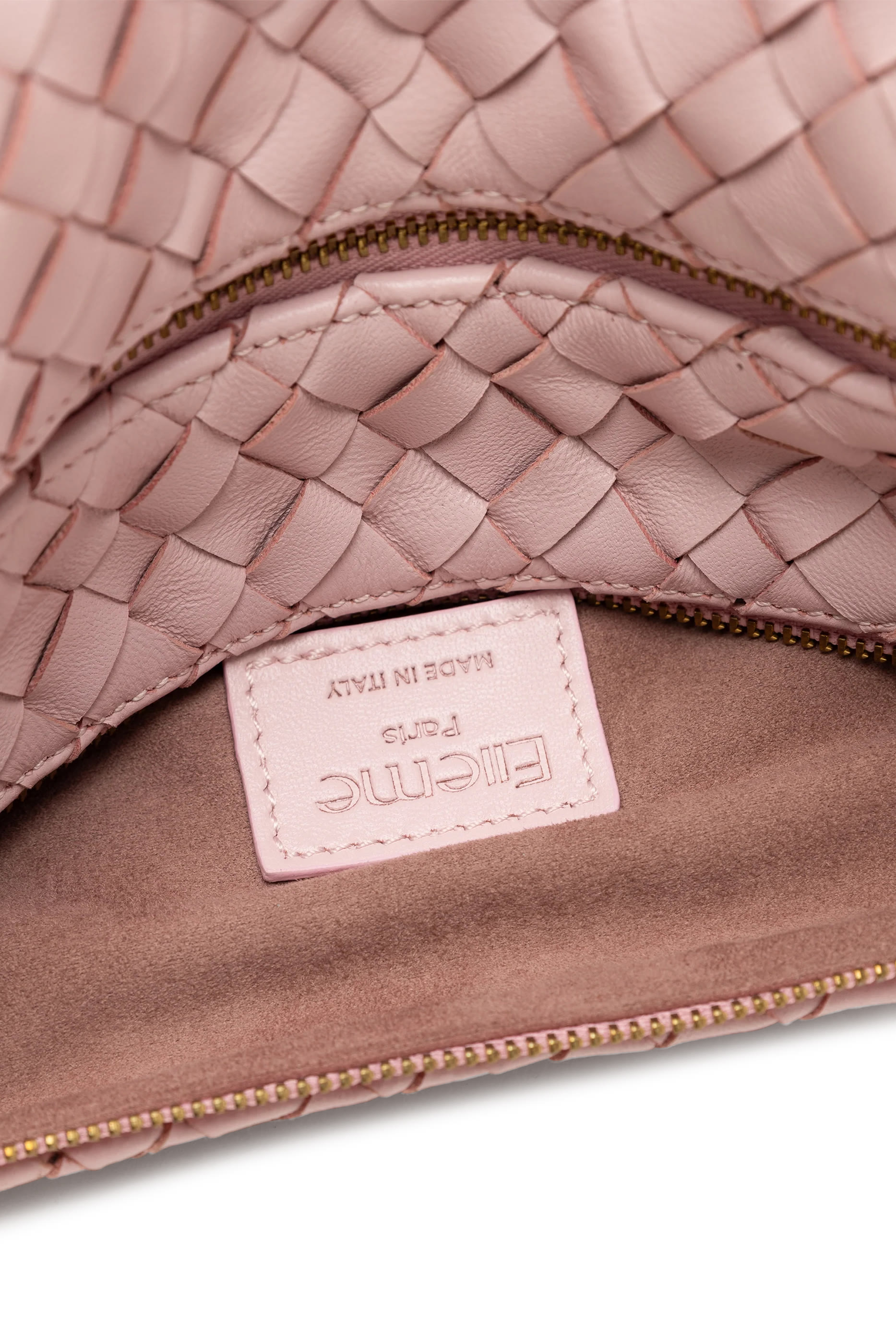 Trousse Chain Woven Leather Bag