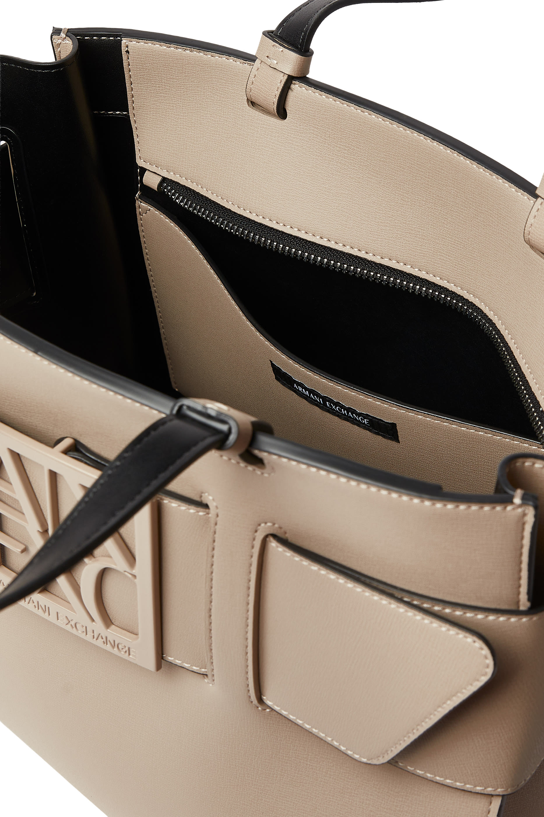 AX Plaque Big Tote Bag