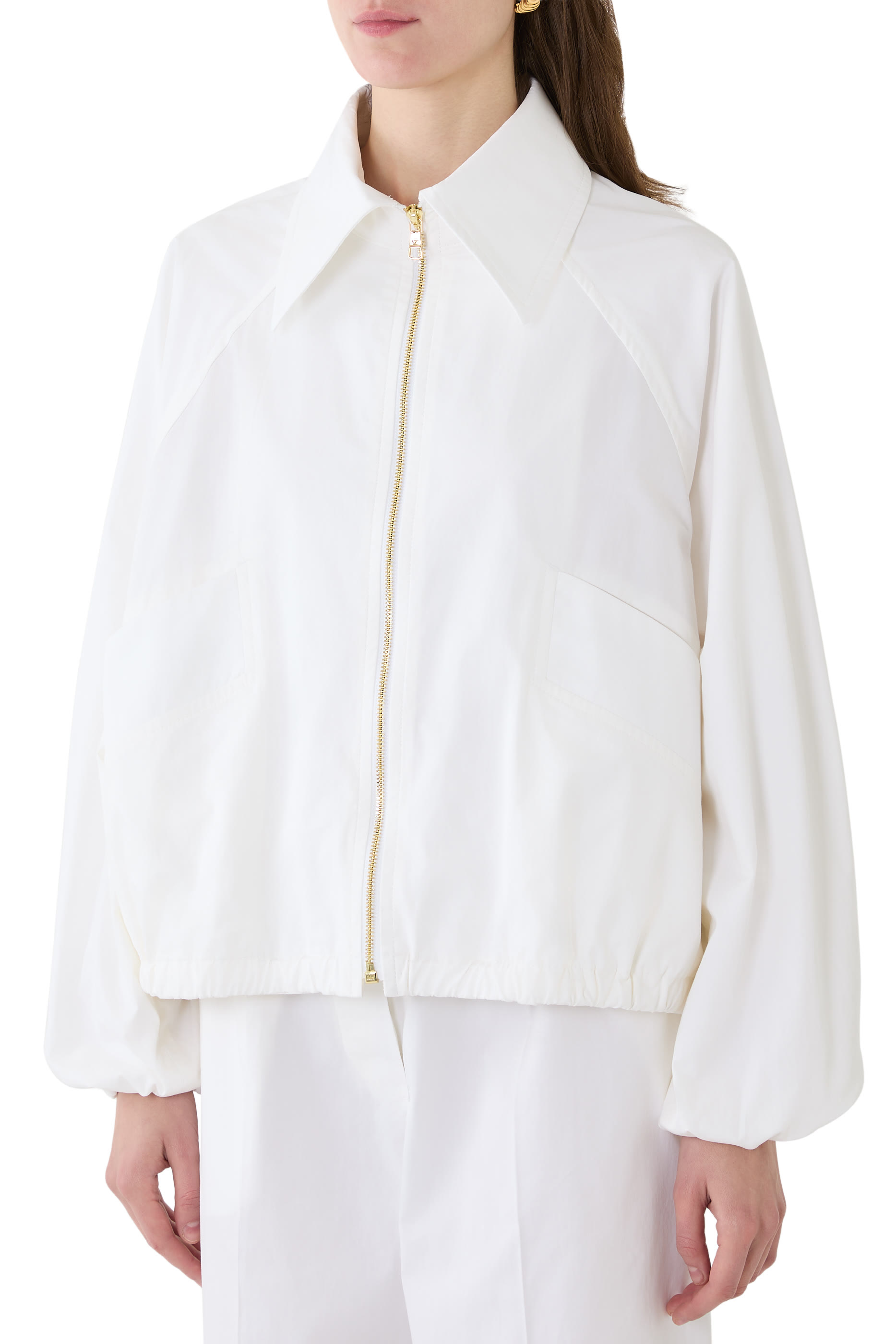  Organic Cotton Zippered Jacket 