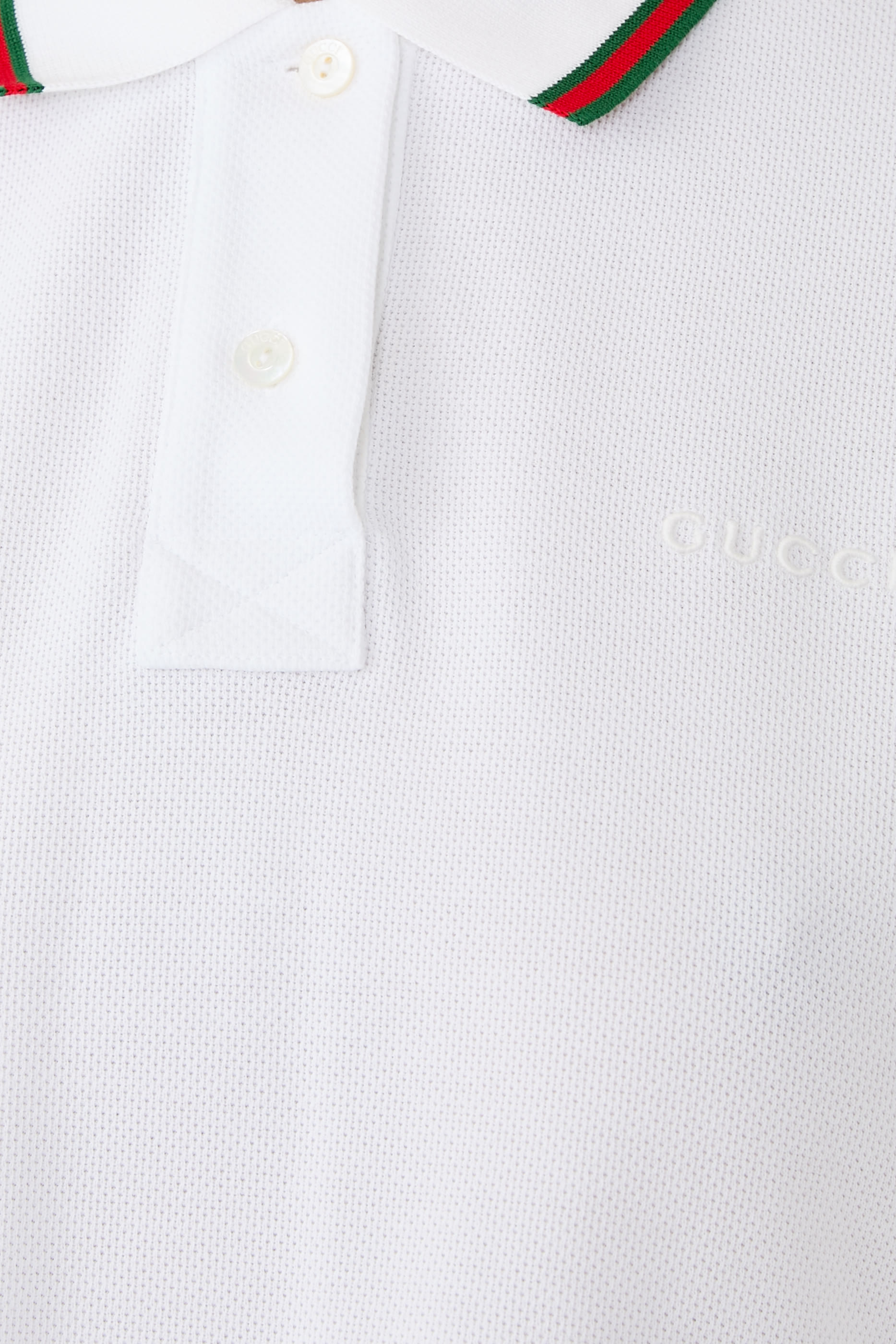 Cotton Piquet Polo Shirt with Web