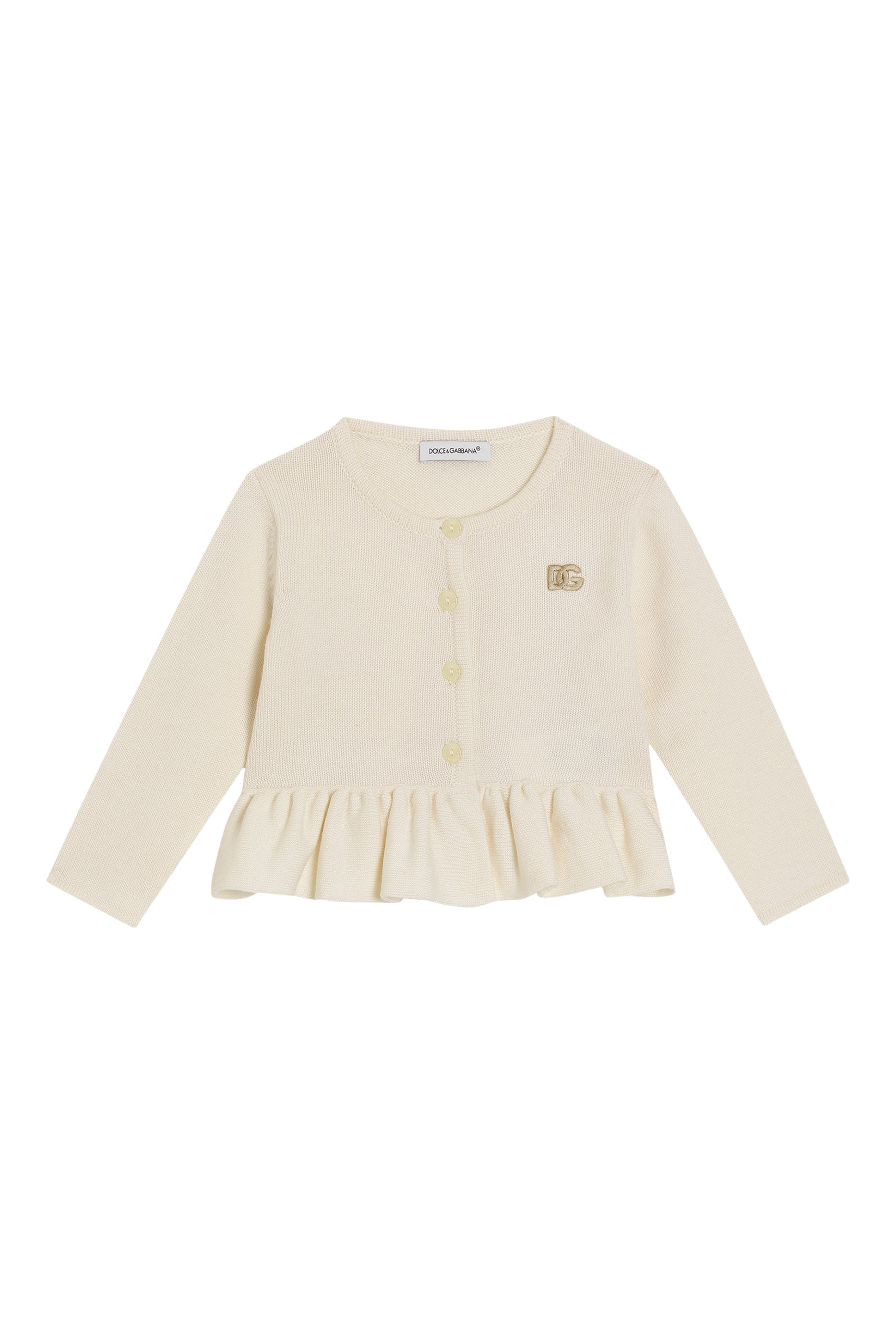 Kids Wool Cardigan with DG Embroidery