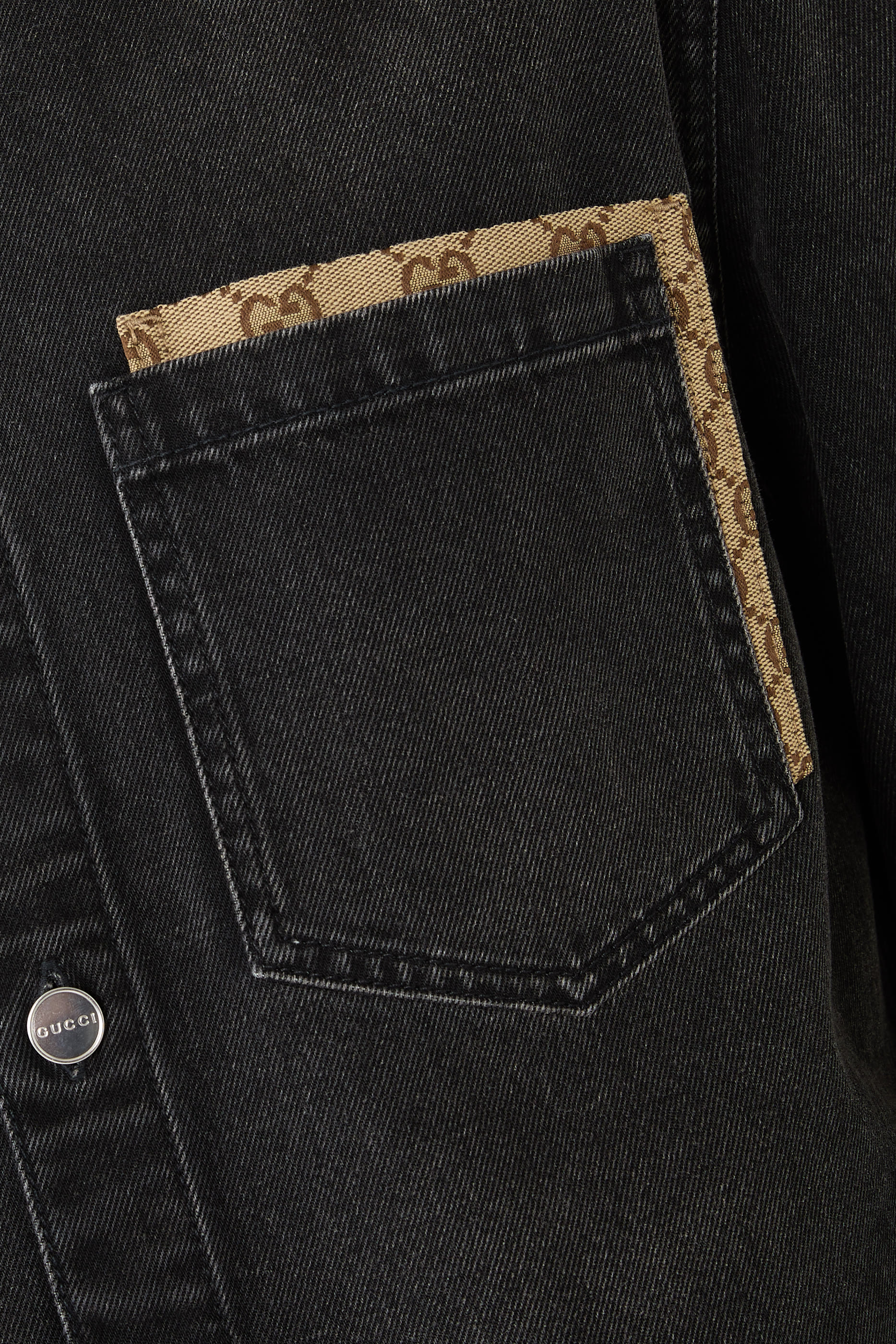 Washed Cotton Denim Shirt