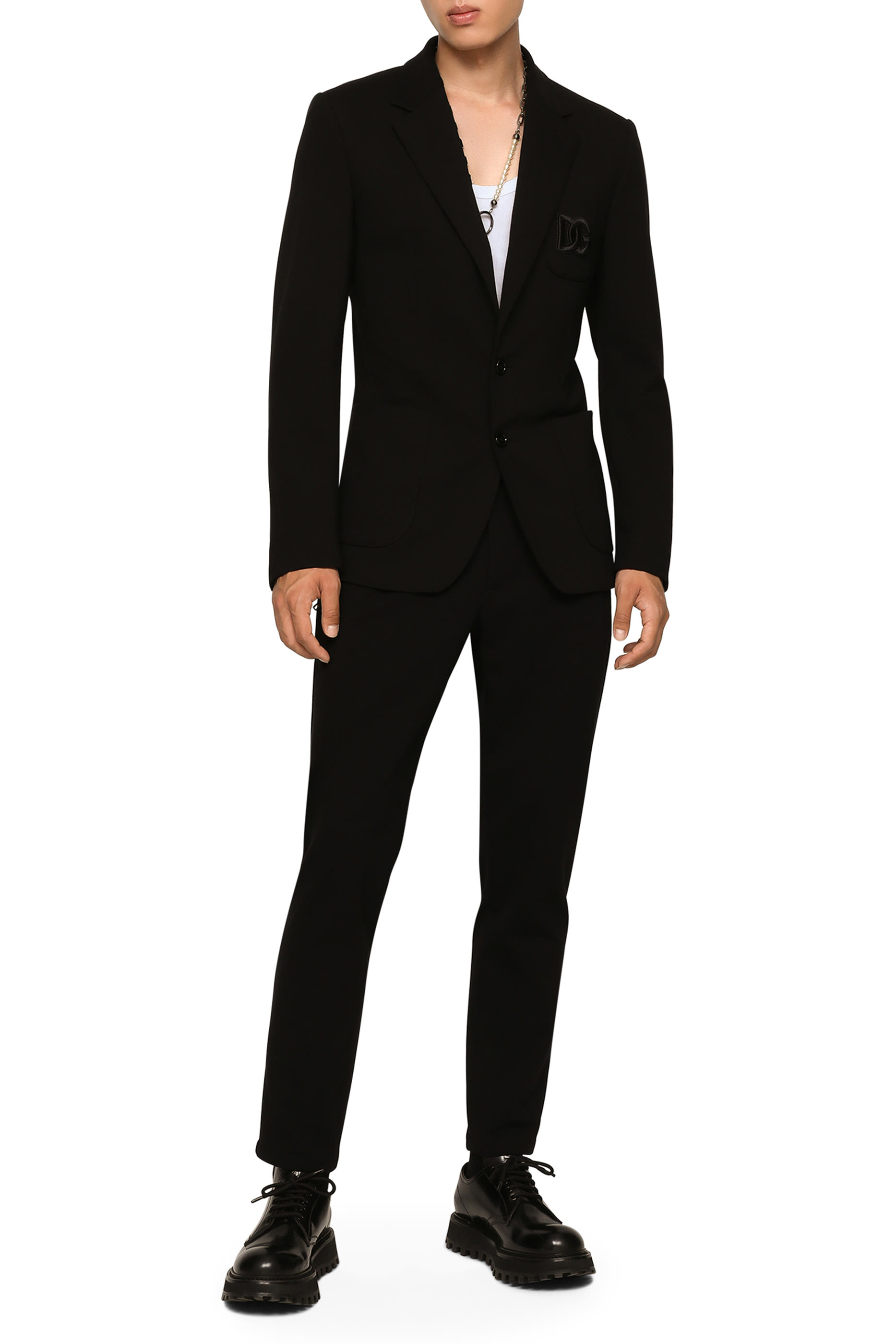 Jersey Jogging Pants with DG Patch