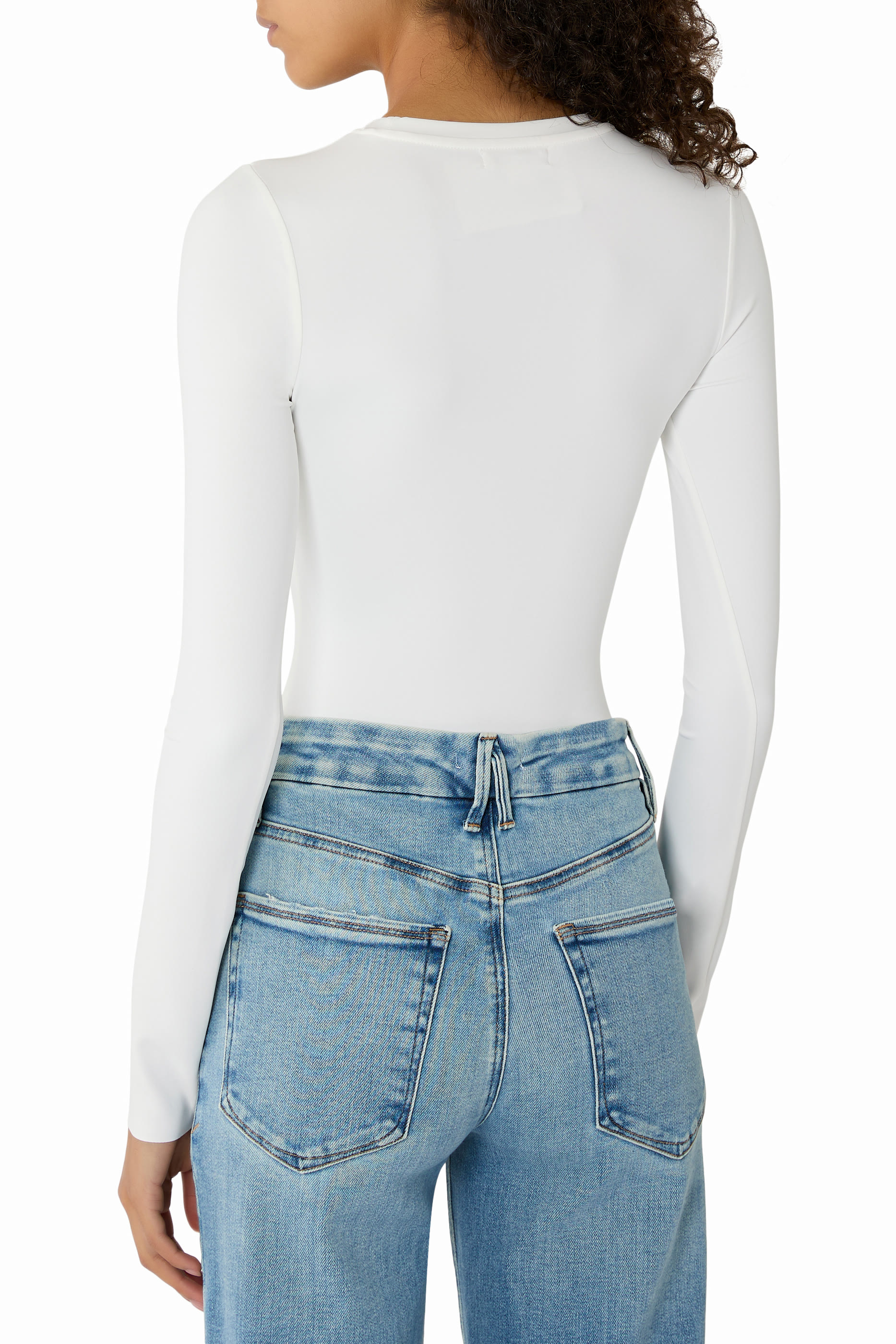 Sculpting Crewneck Long Sleeves Bodysuit