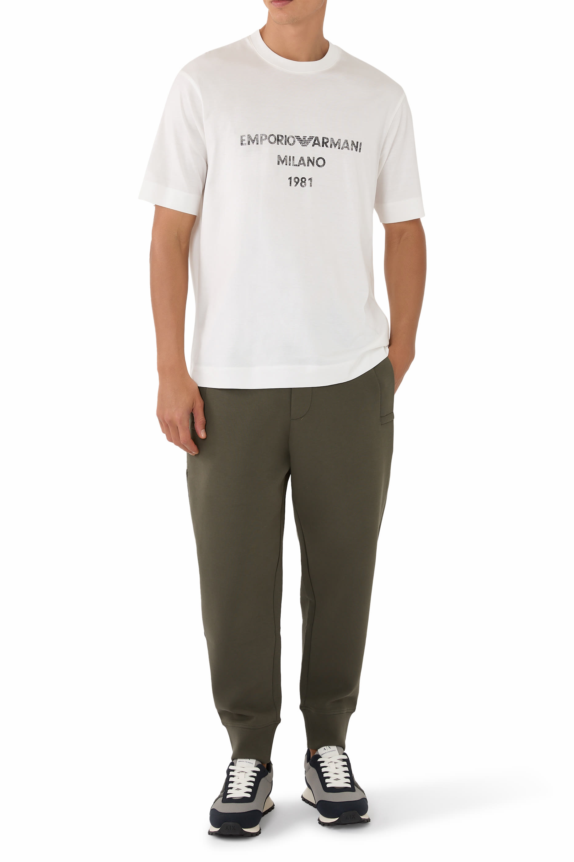 ASV Lyocell T-shirt with Vintage Logo Print 