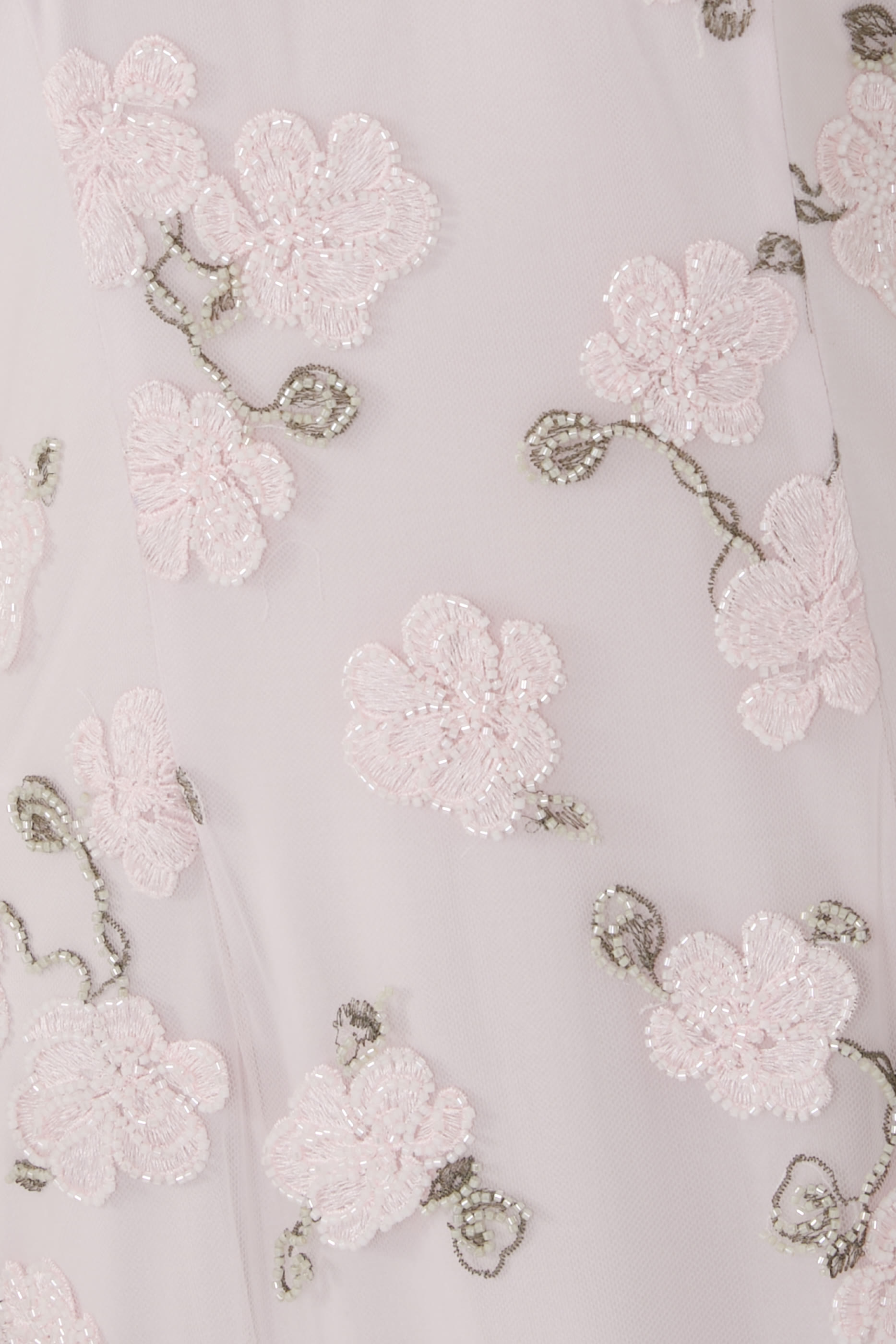 Flower Beads Maxi Dress