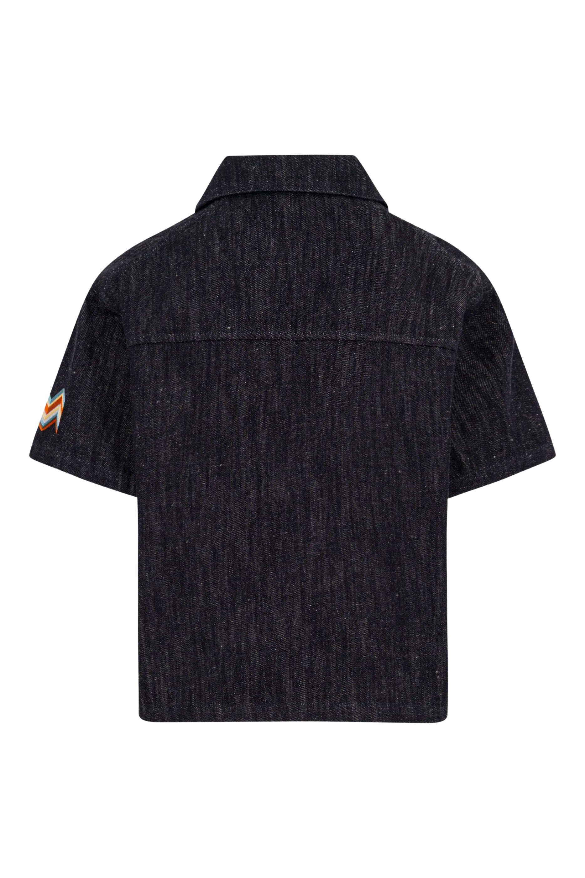 Kids Logo Chest Pocket Denim Shirt