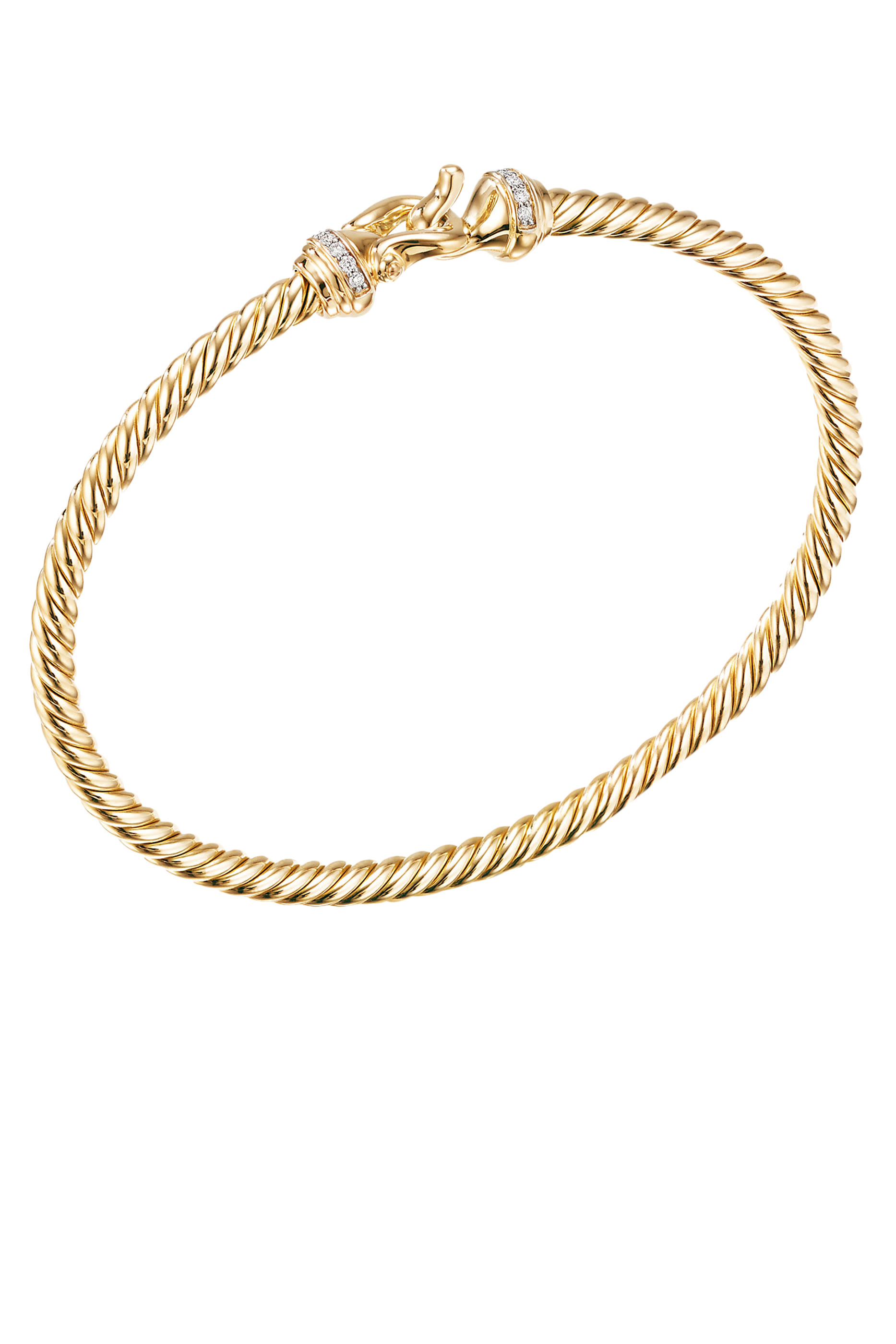 Buckle Bracelet, 18k Gold & Diamonds