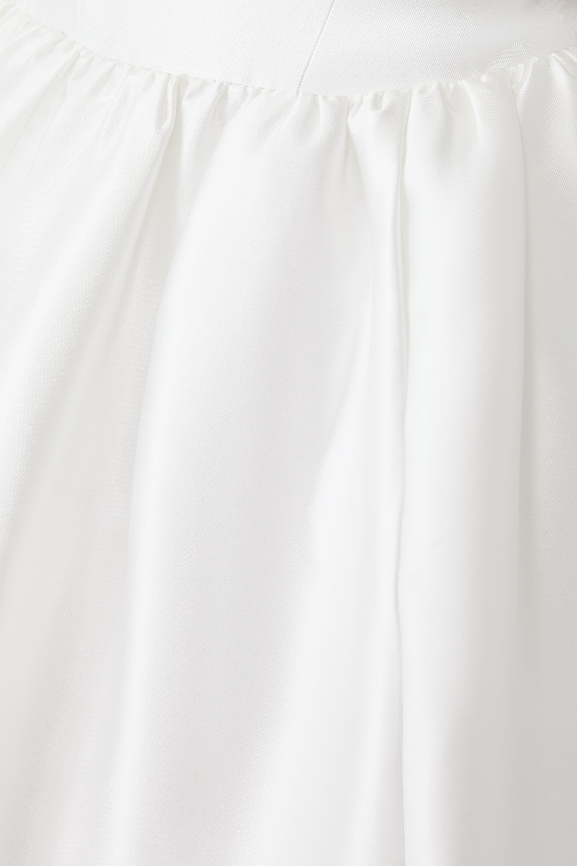 Taffeta Strapless Midi Dress