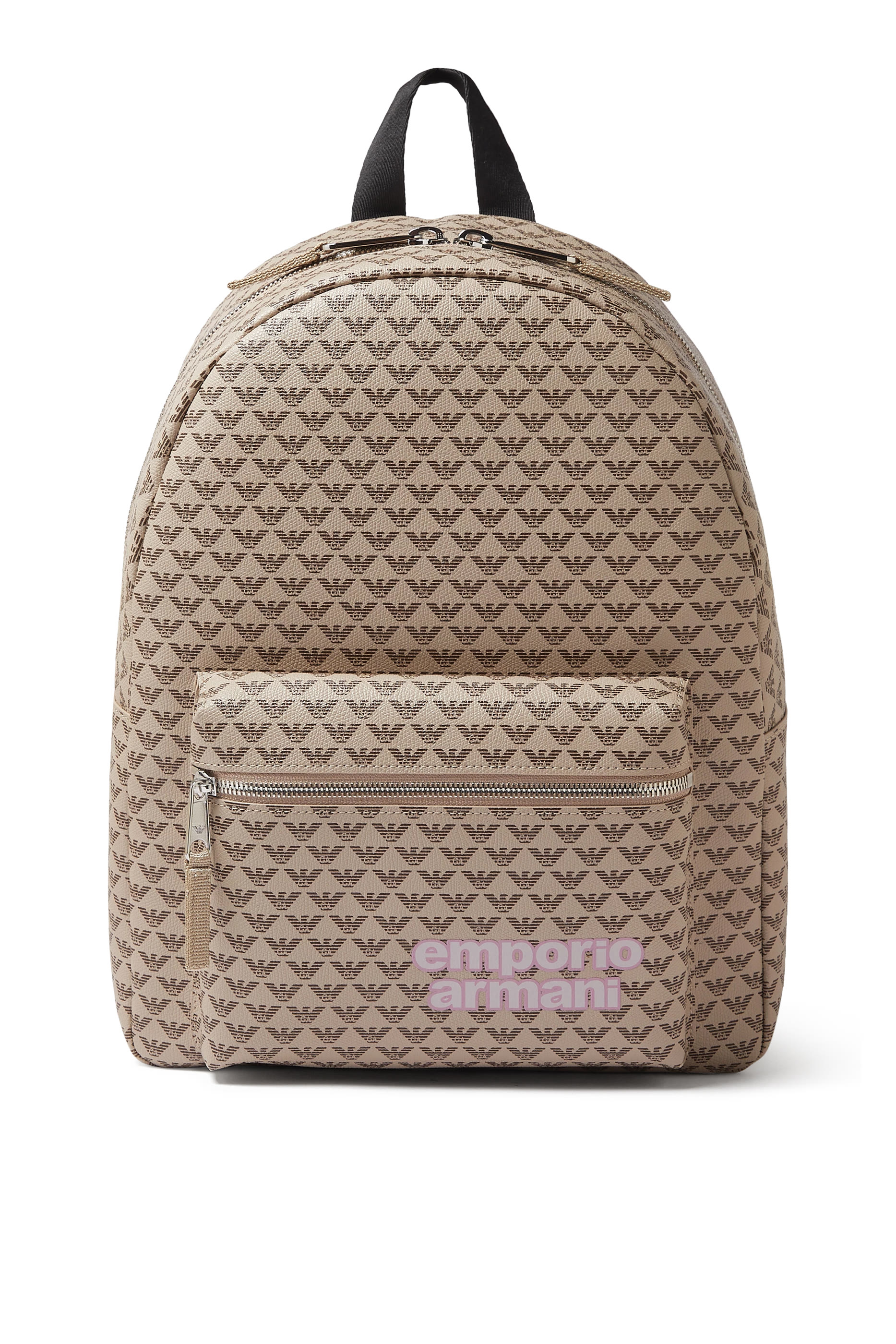 Kids EA Logo Coated Canvas Backpack