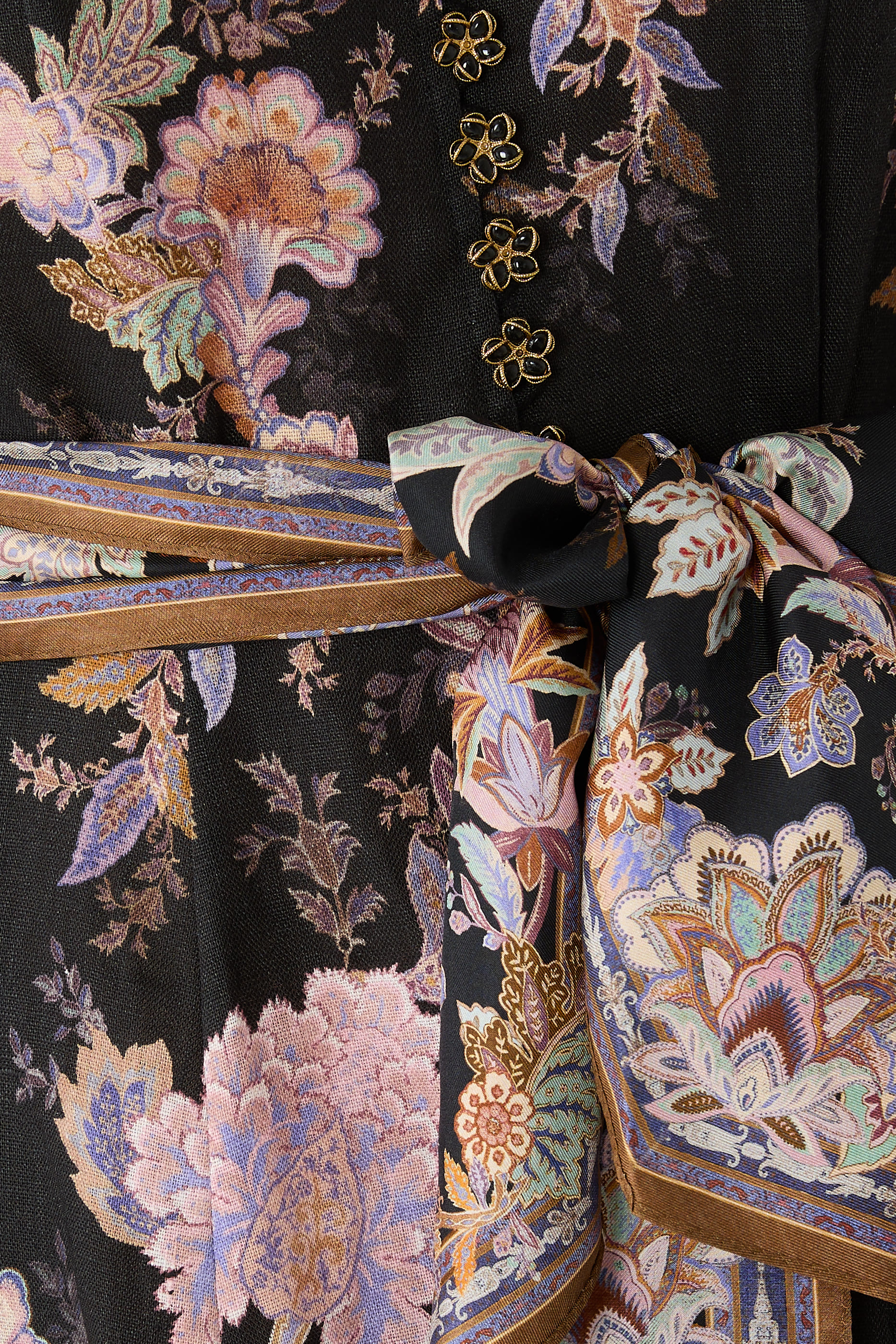 Luna Button Midi Dress